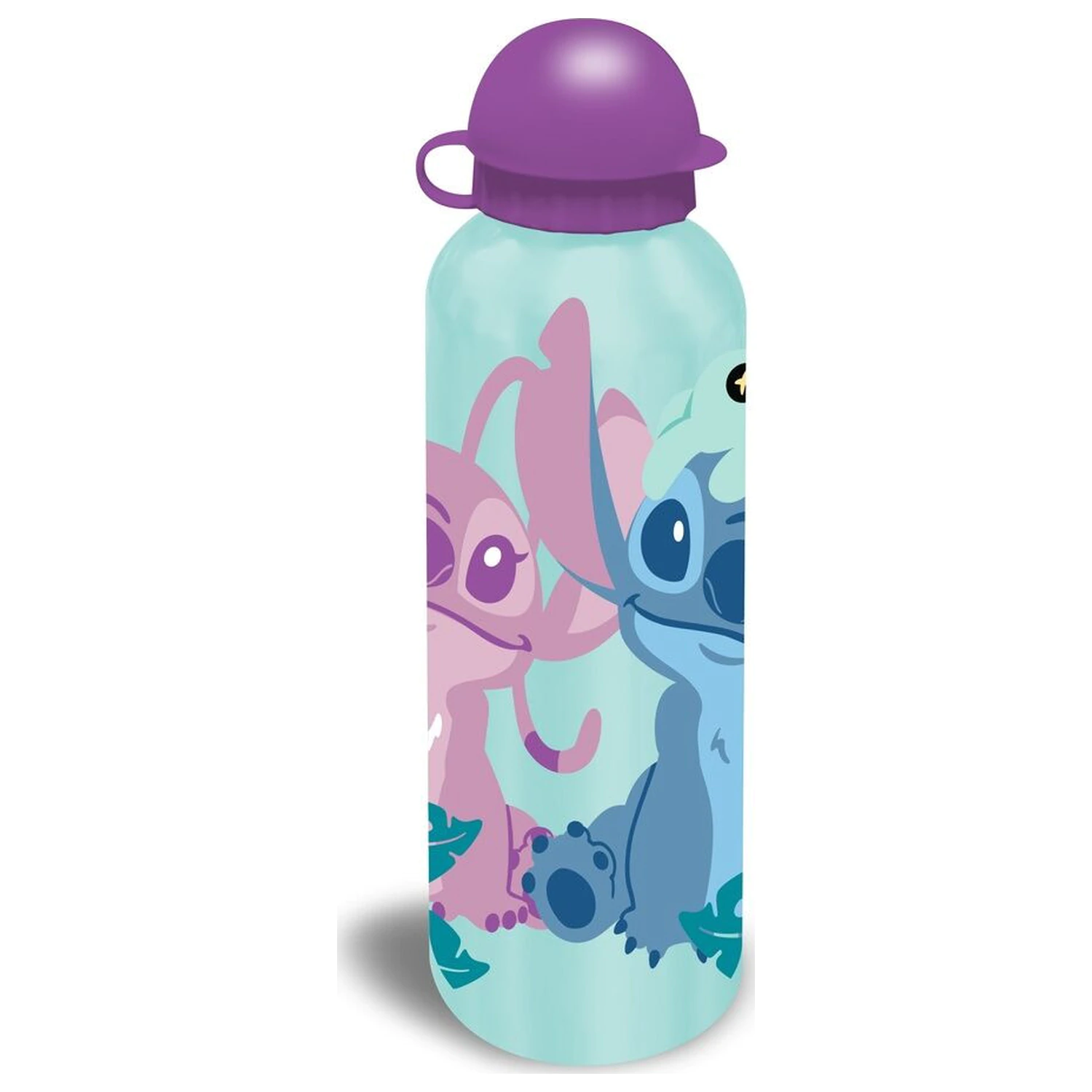 Stitch Angel hliníková fľaša na vodu s pitným viečkom 500 ml produktová fotografia