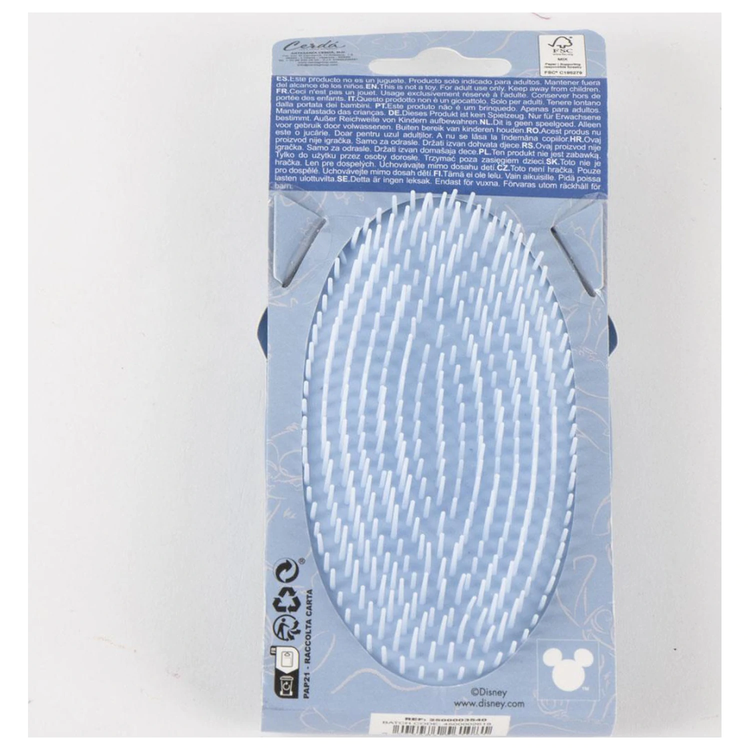 Stitch Angel trblietavá kefa na vlasy, hrebeň 13 cm produktová fotografia