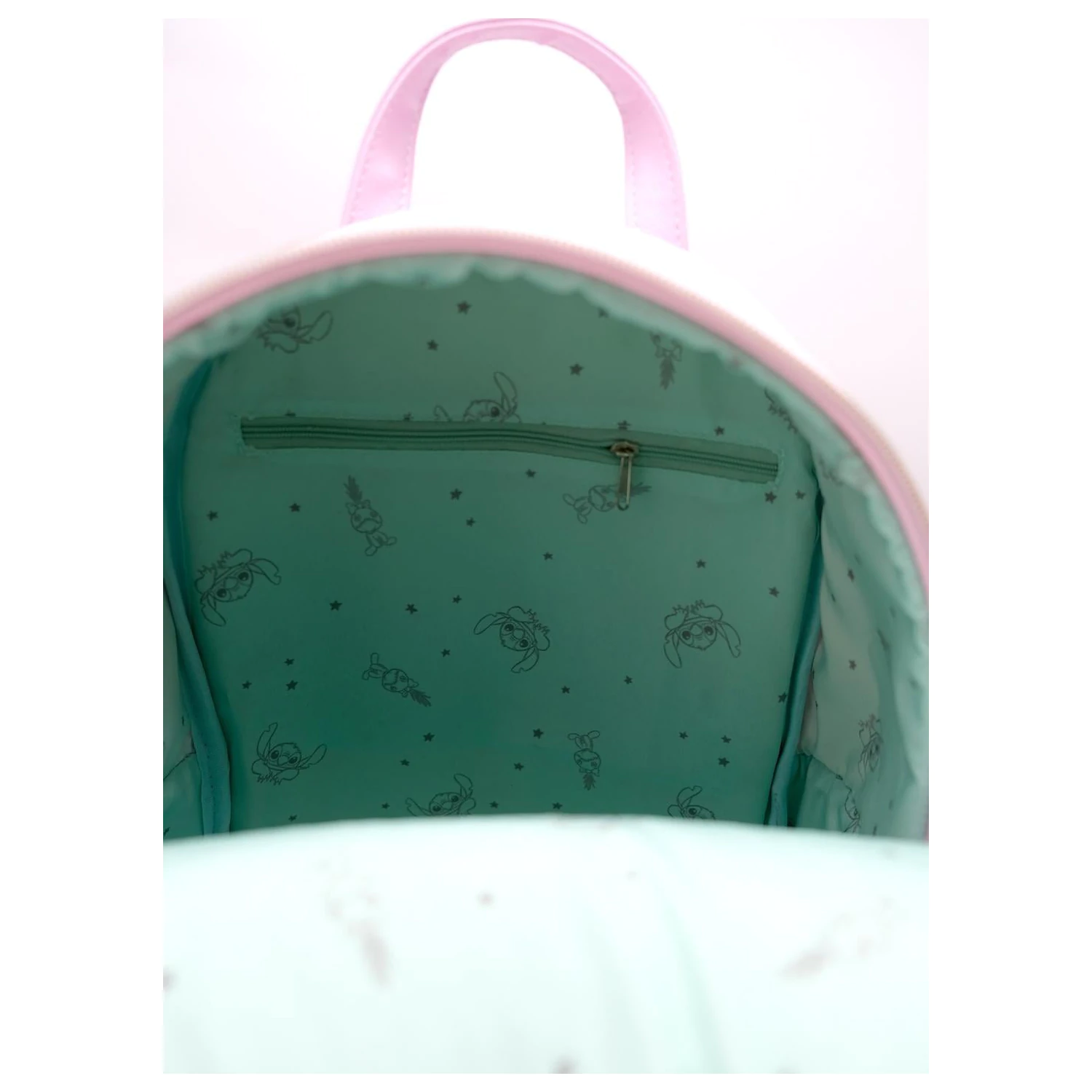Stitch & Angel Fashion Duo ružový menčestrový batoh 32x25x14cm produktová fotografia
