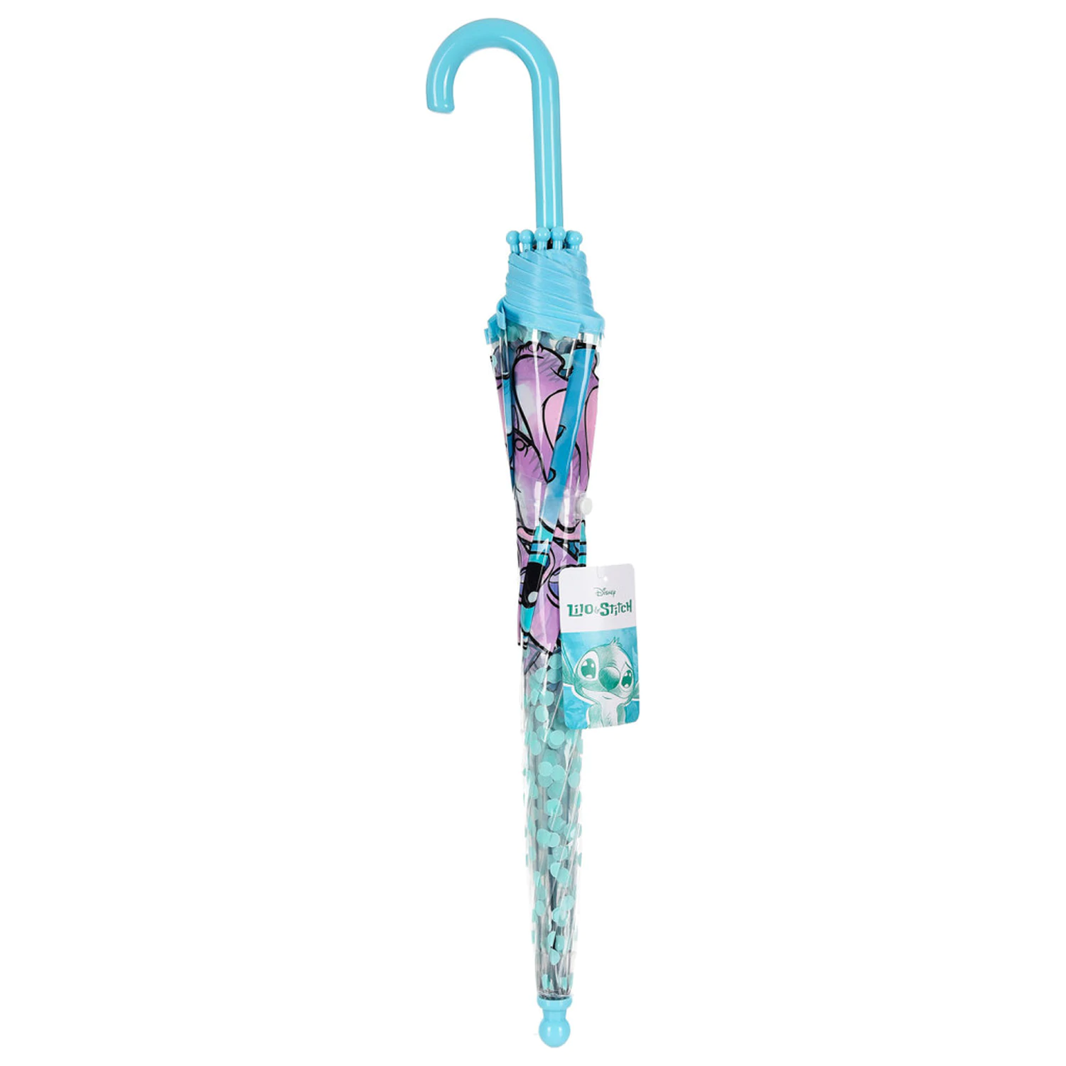 Stitch Angel detský priehľadný dáždnik 72 cm produktová fotografia