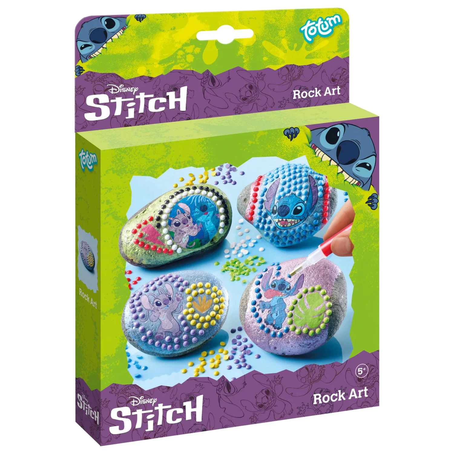Stitch Angel Pebble Decorating Kit so samolepkou produktová fotografia