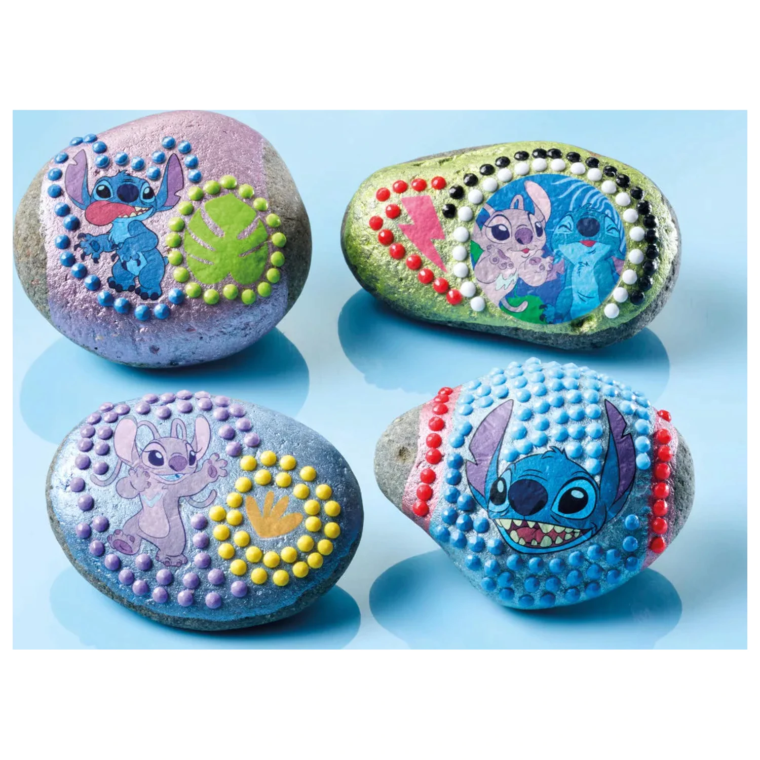 Stitch Angel Pebble Decorating Kit so samolepkou produktová fotografia