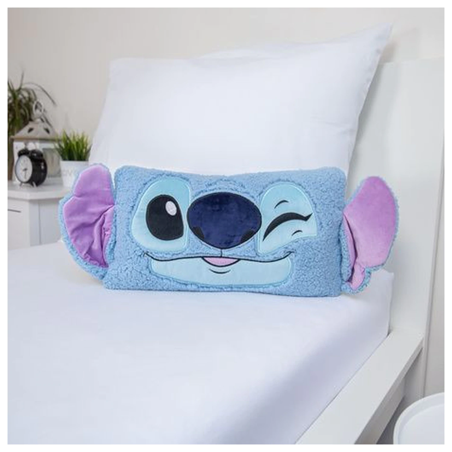 Stitch Blink 3D tvarovaný vankúš, dekoratívny vankúš 27x45 cm produktová fotografia