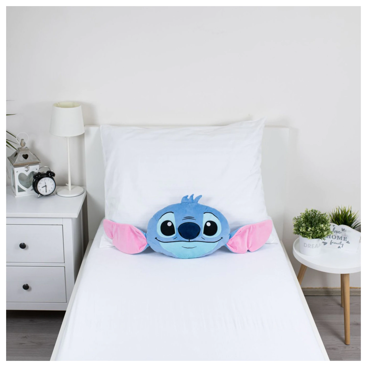 Stitch modrý 3D tvarovaný vankúš produktová fotografia