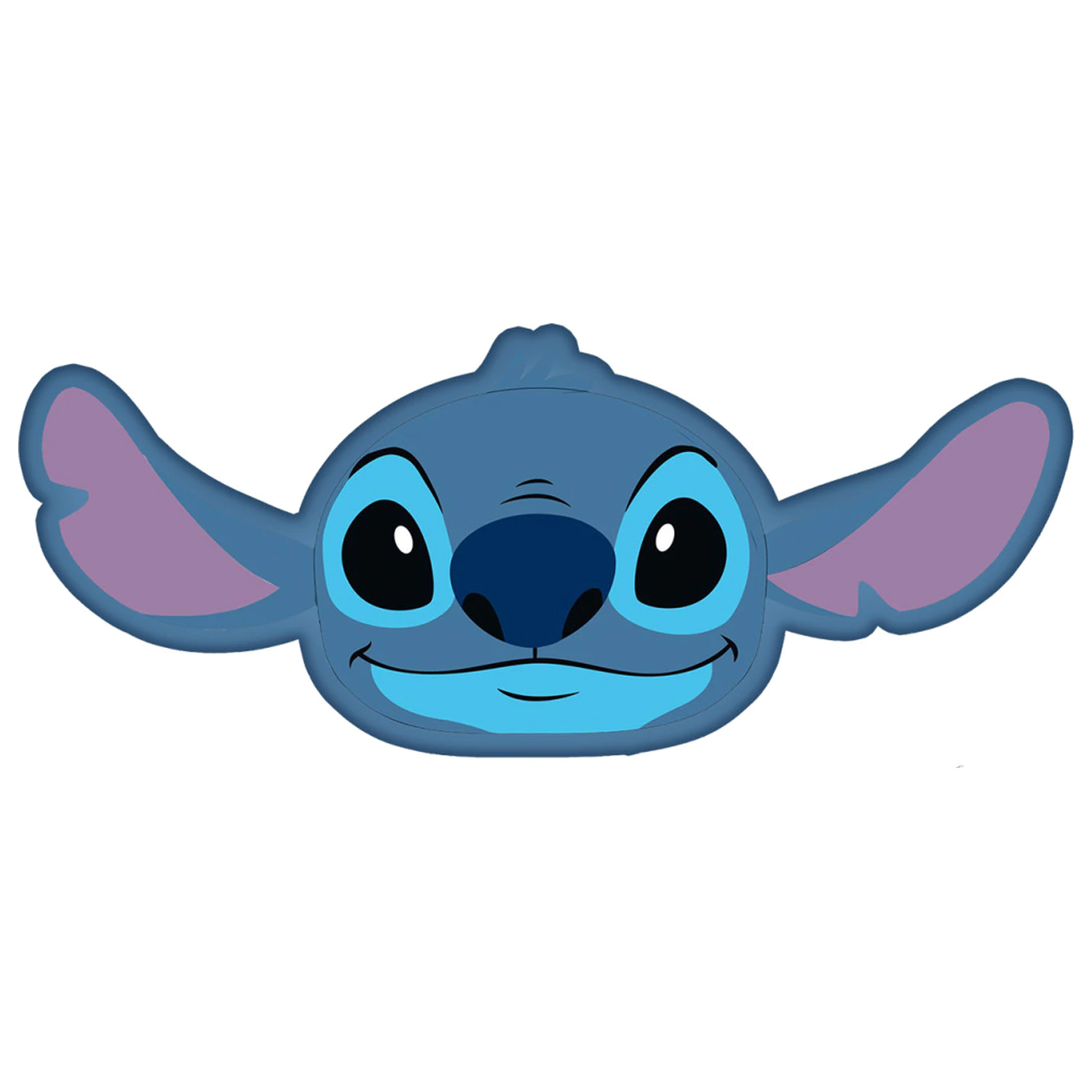 Stitch modrý 3D tvarovaný vankúš produktová fotografia