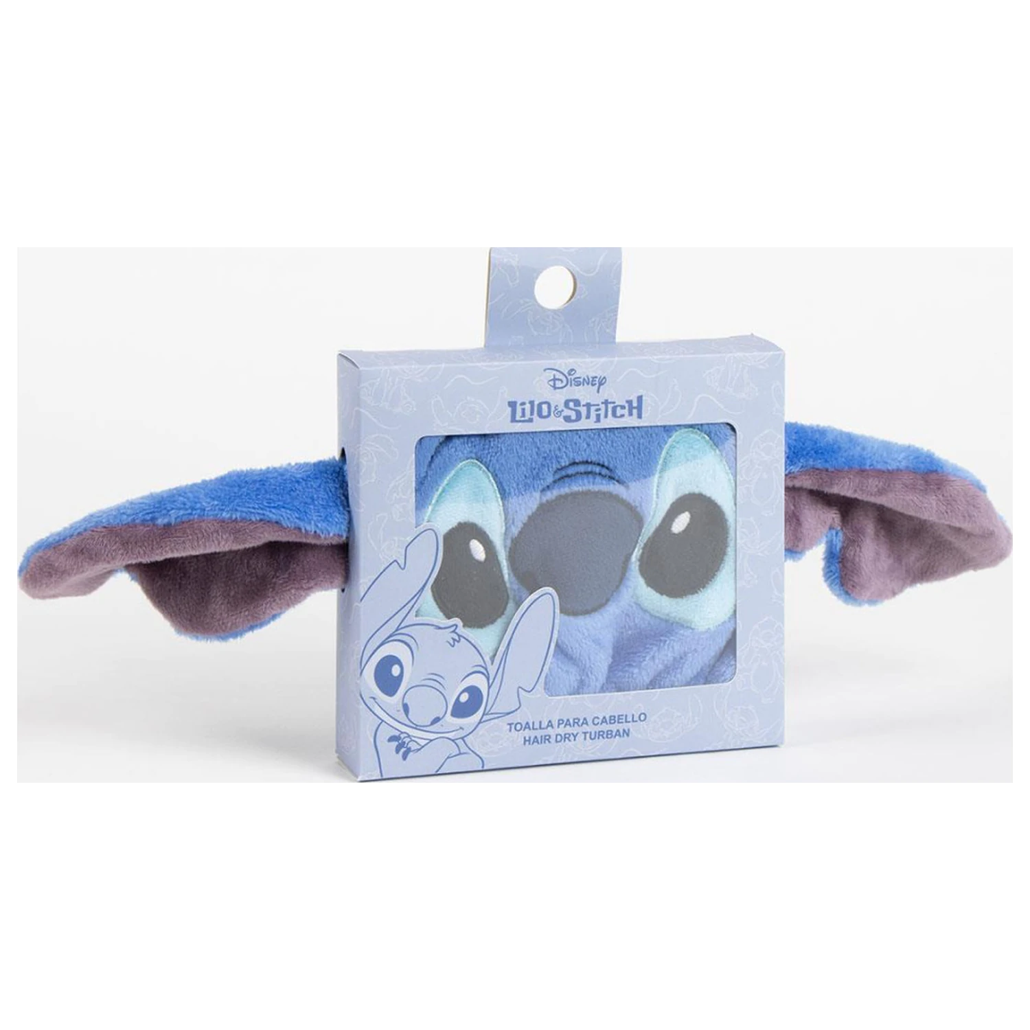 Stitch modrý uterák na vlasy produktová fotografia