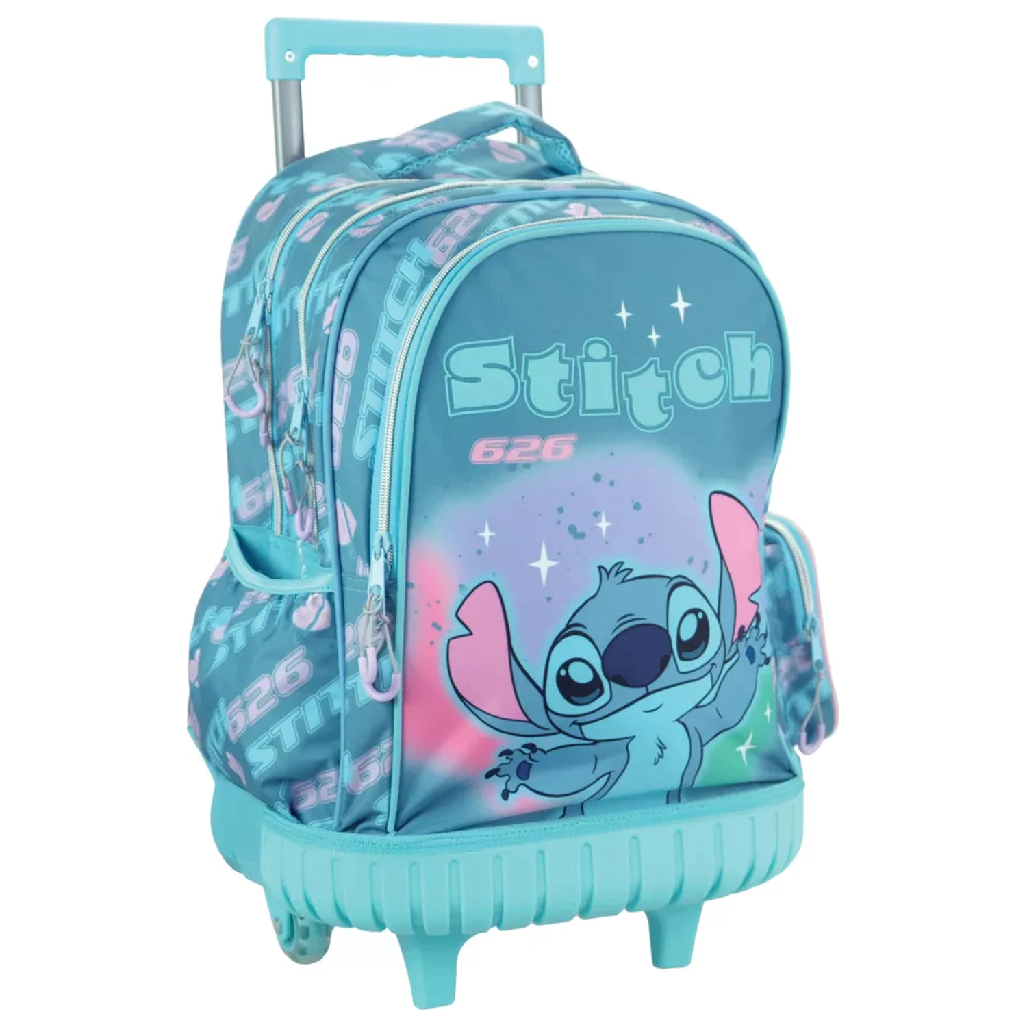 Stitch Brush It Out prémiová Rolling školská taška, Bag 46 cm produktová fotografia