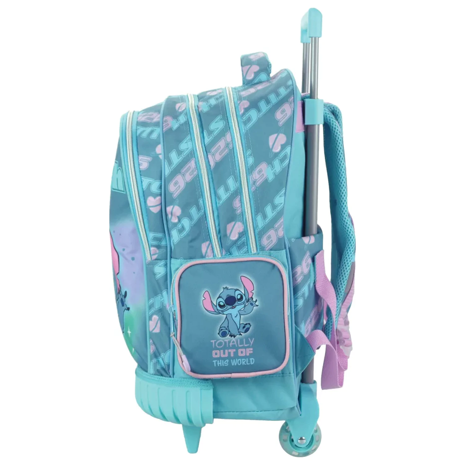 Stitch Brush It Out prémiová Rolling školská taška, Bag 46 cm produktová fotografia