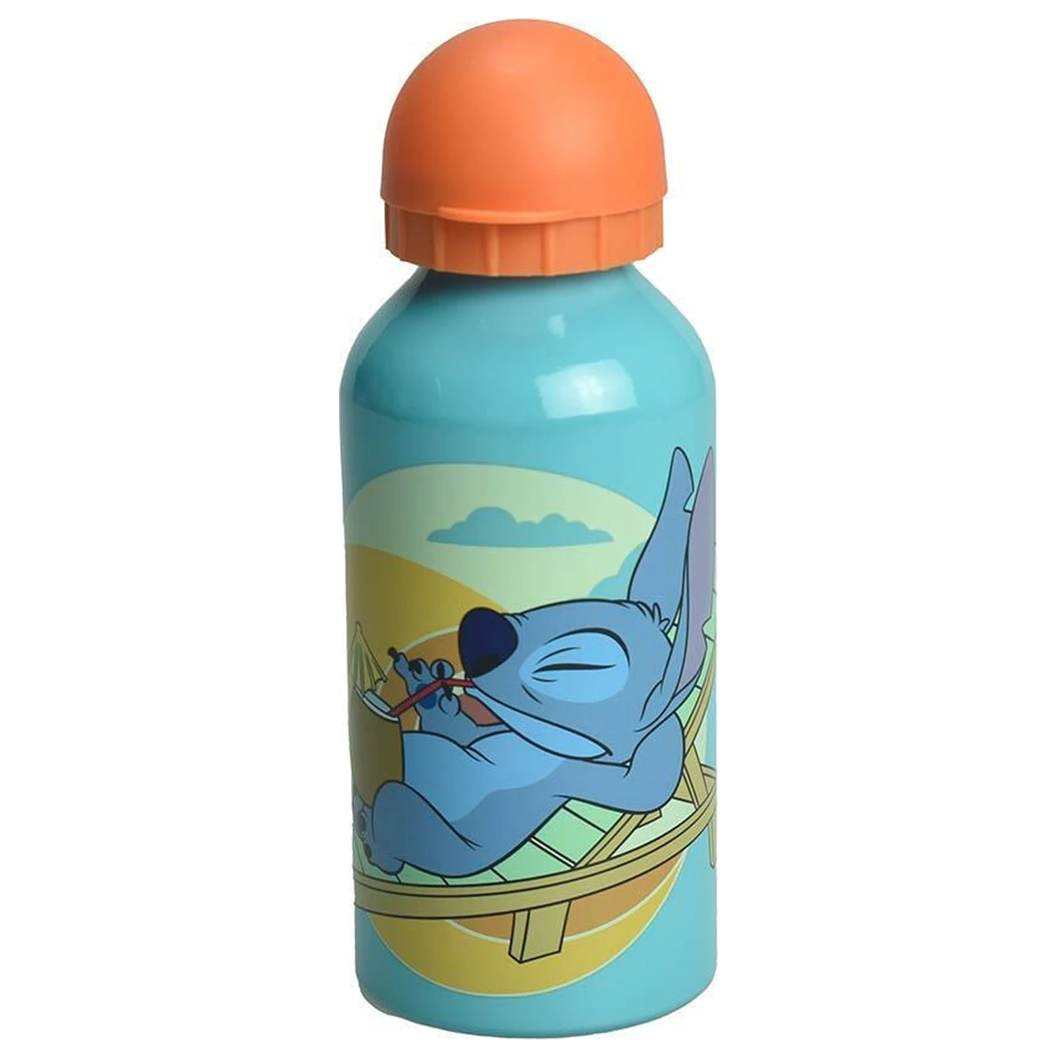 Stitch Chill Hliníková fľaša na vodu s uzáverom na pitie 400 ml produktová fotografia