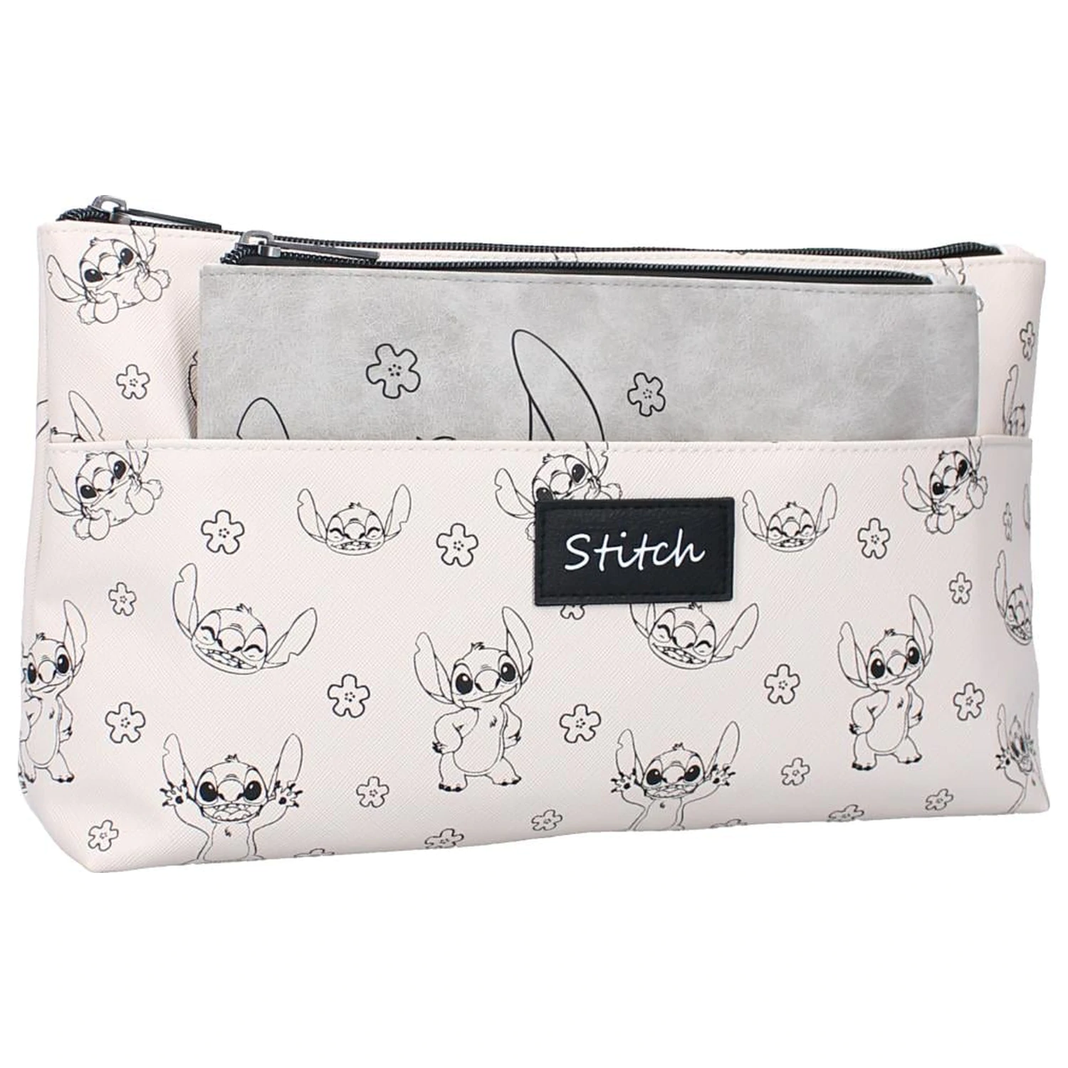 Stitch Roztomilá a módna dvojitá kozmetická taška produktová fotografia