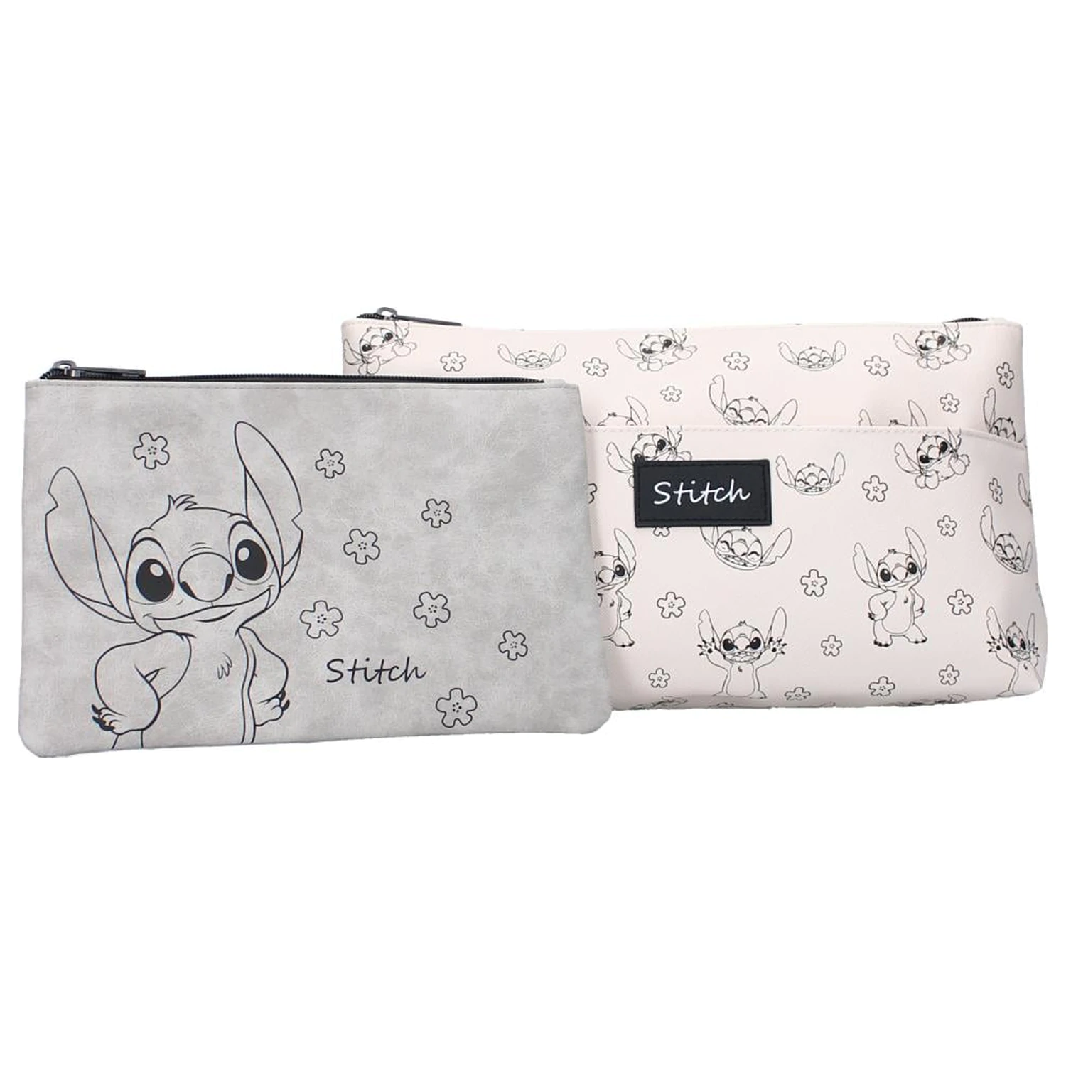 Stitch Roztomilá a módna dvojitá kozmetická taška produktová fotografia