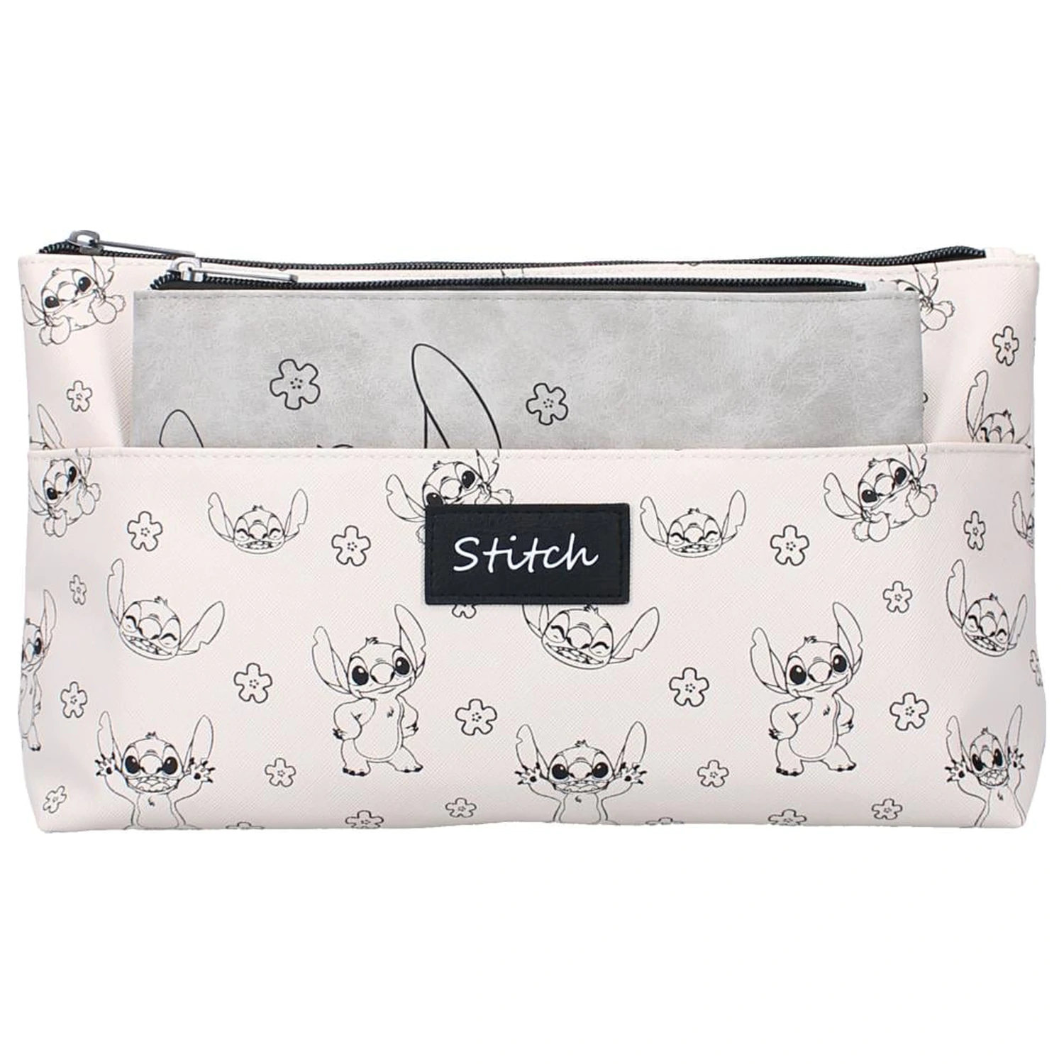 Stitch Roztomilá a módna dvojitá kozmetická taška produktová fotografia
