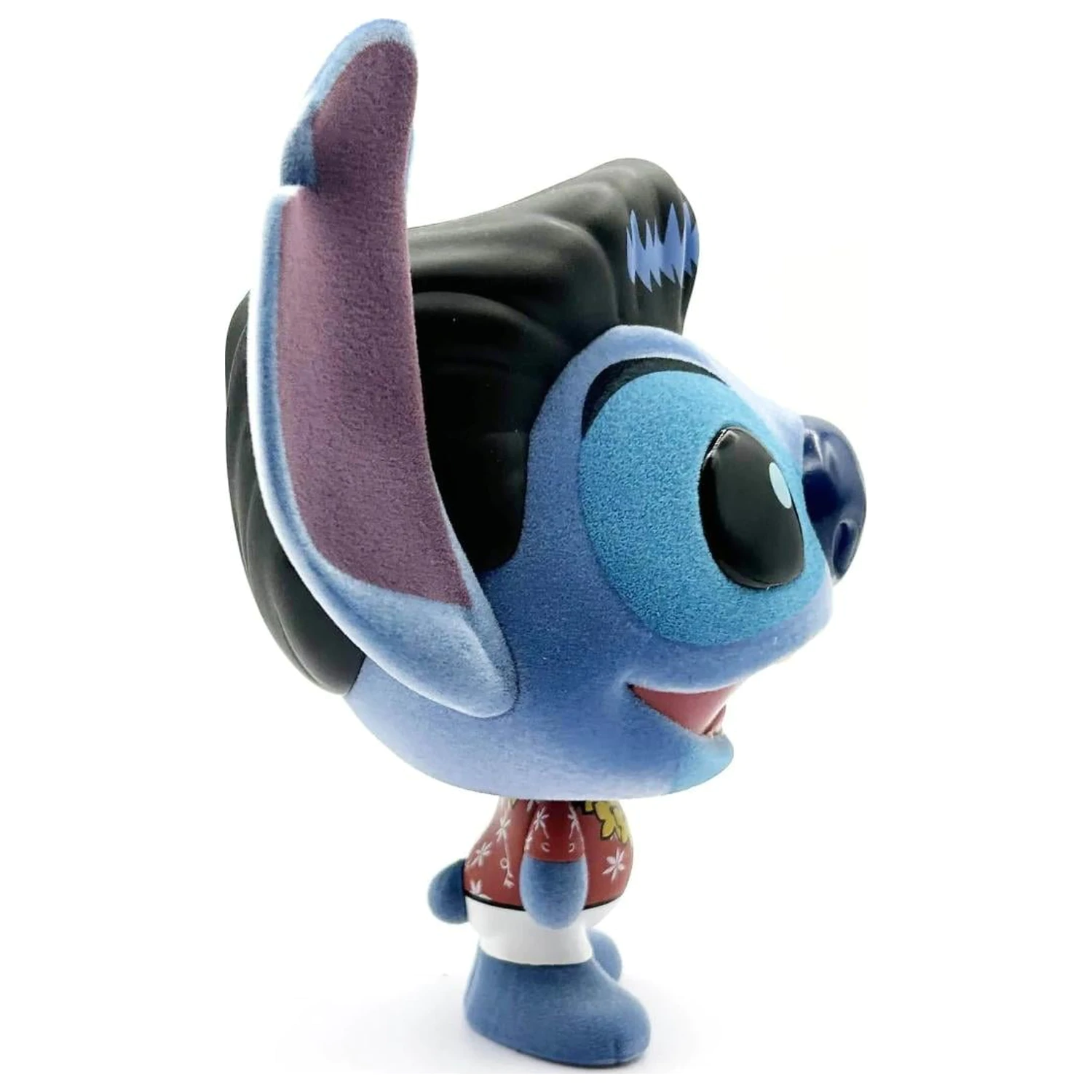 Stitch Elvis Blue Hawaiian Bhunny Flocked vinylová figúrka produktová fotografia