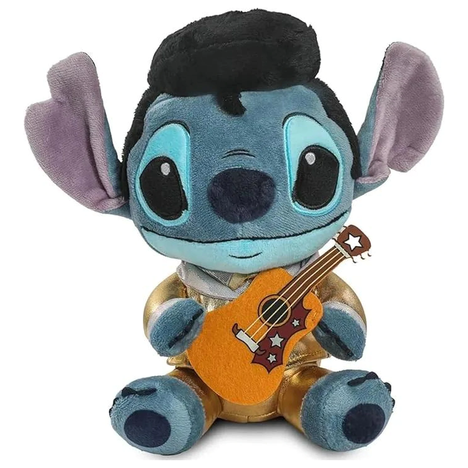 Stitch Elvis Gold Suit Kidrobot plyšová hračka 25 cm produktová fotografia