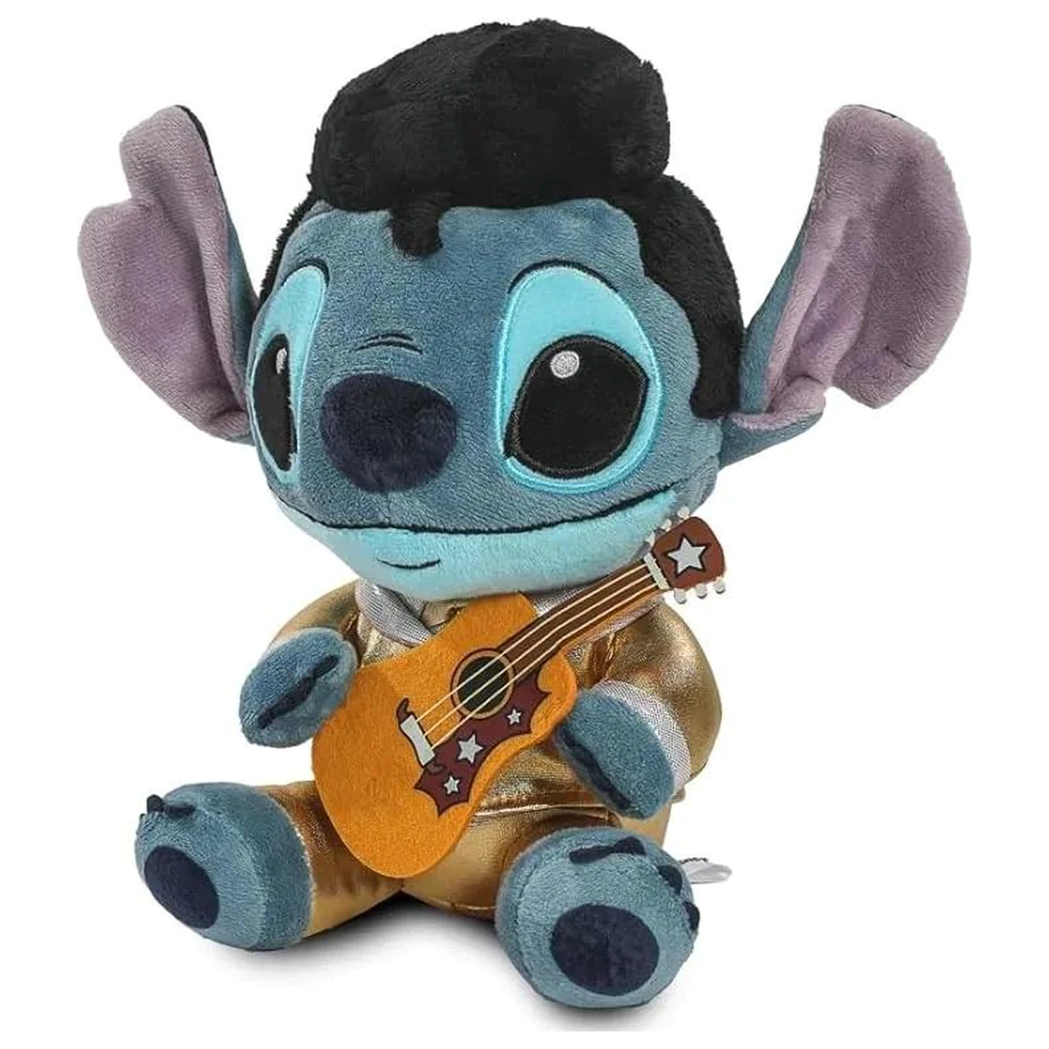 Stitch Elvis Gold Suit Kidrobot plyšová hračka 25 cm produktová fotografia