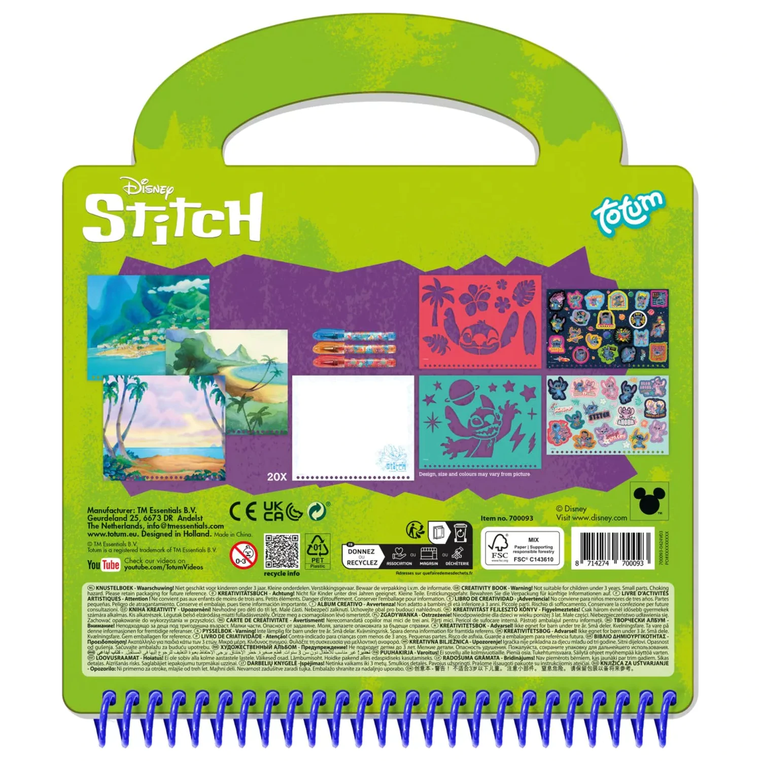 Stitch Extrovert Aktivita Set Omalovánky Súprava produktová fotografia