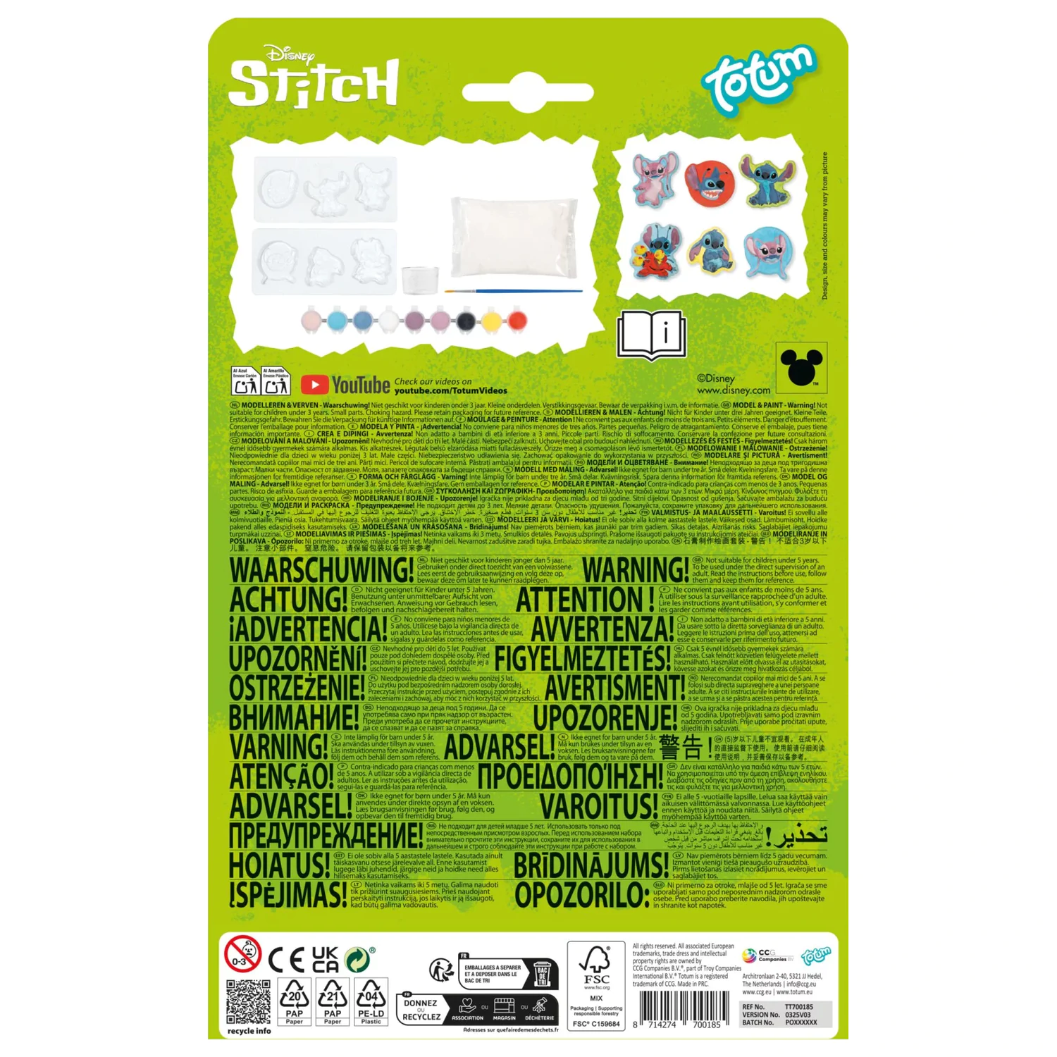 Súprava na odlievanie sadry Stitch Extrovert produktová fotografia