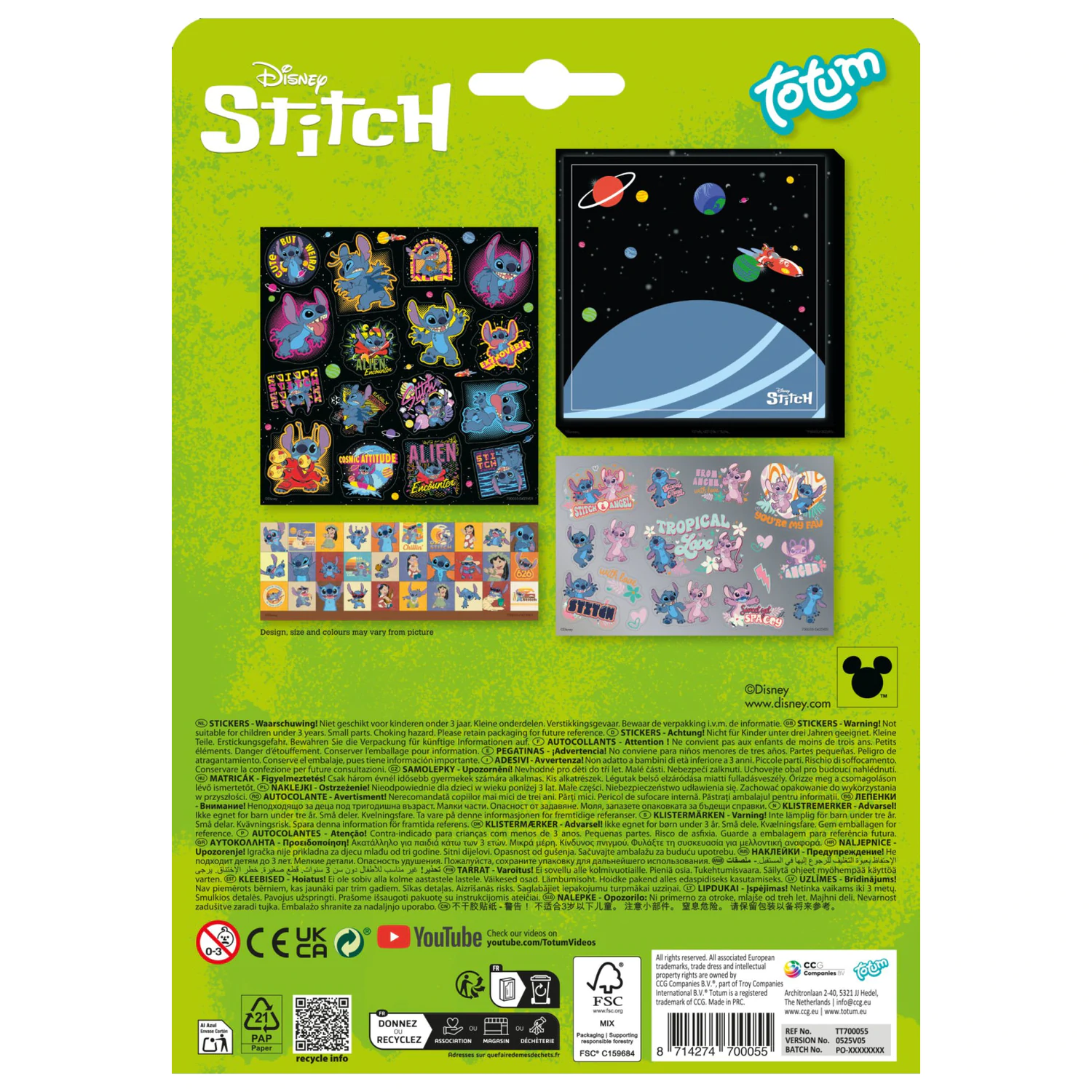 Sada nálepiek Stitch Extrovert produktová fotografia