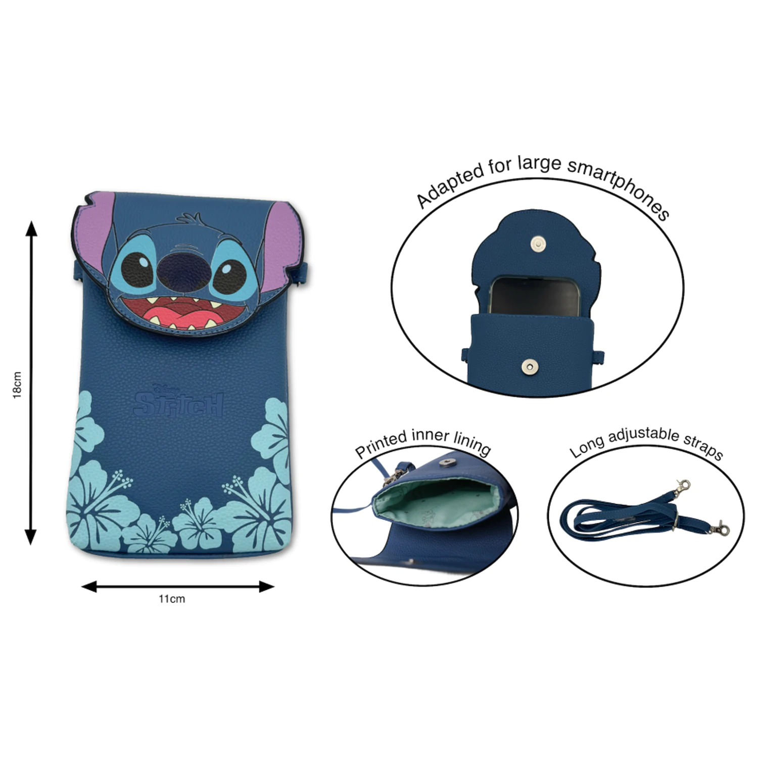 Stitch Fashion Duo Taška cez rameno na telefón produktová fotografia