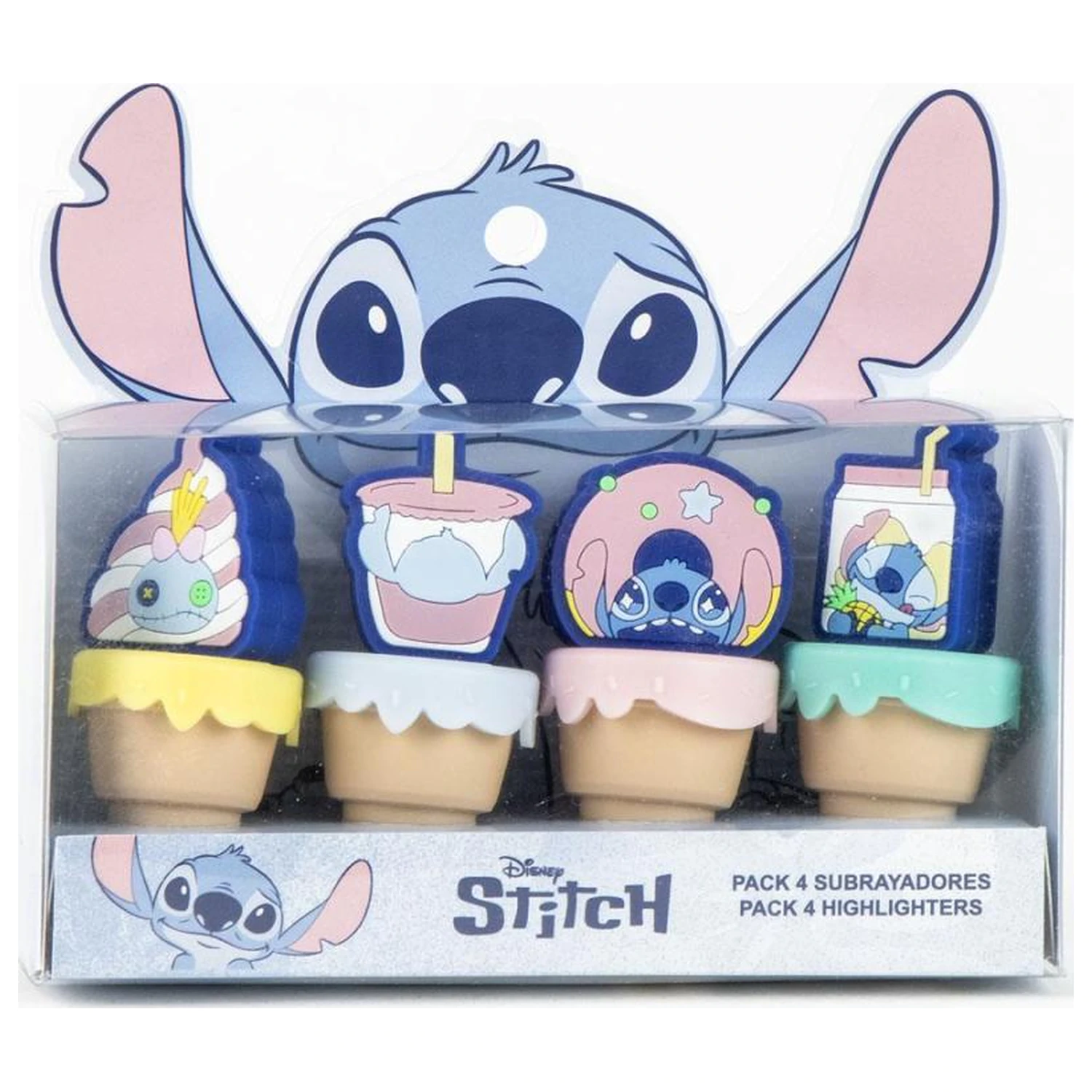 Stitch Pack 4 mini zvýrazňovačov Food produktová fotografia