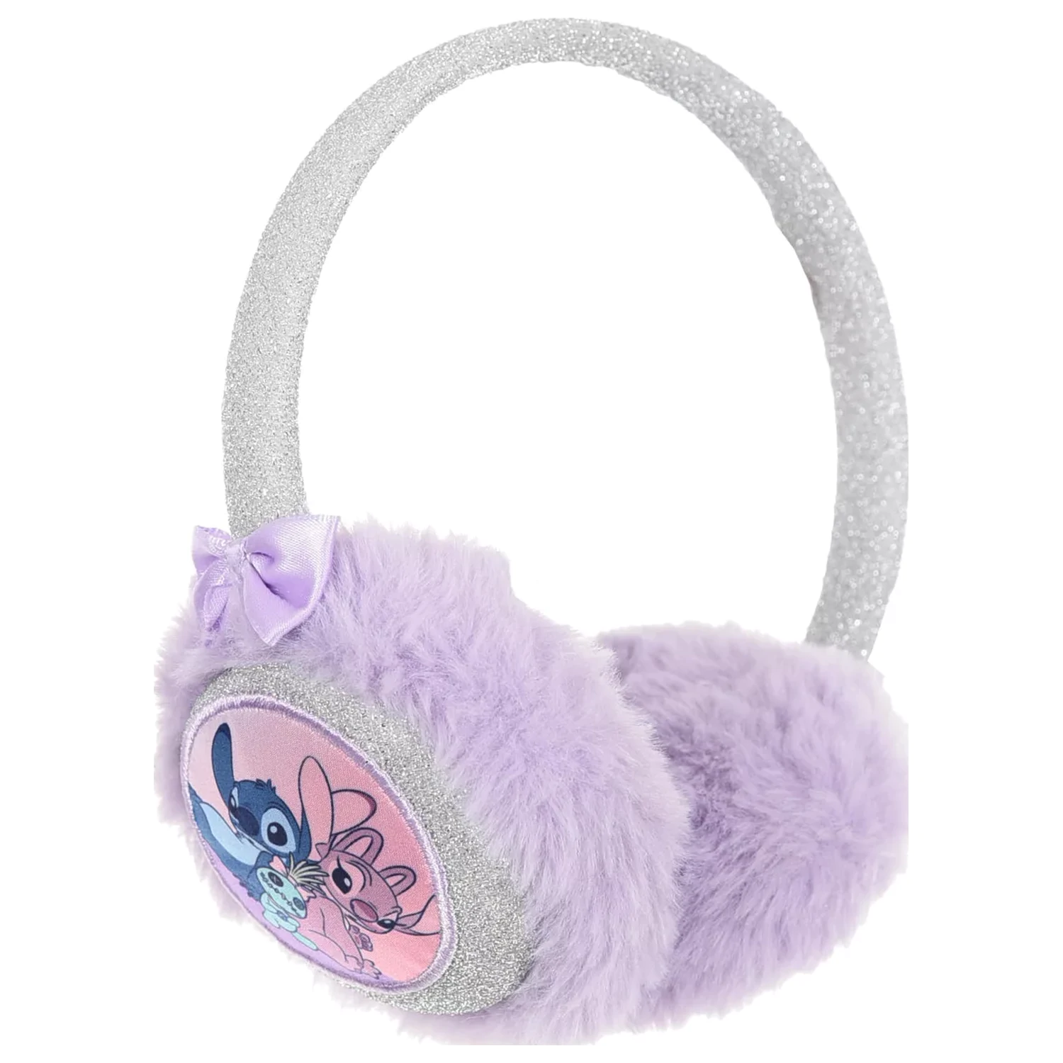 Stitch Friends Purple fialové plyšové chrániče sluchu, ohrievače uší produktová fotografia