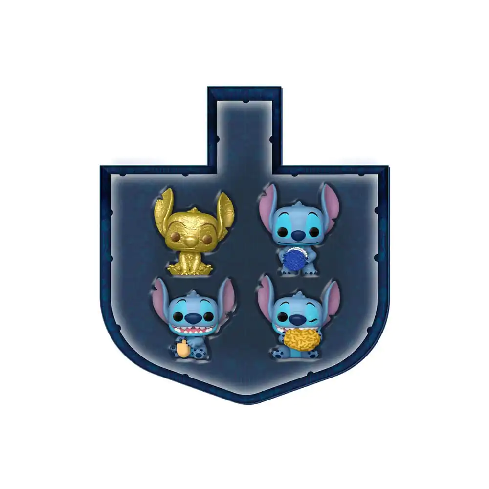 Stitch Holiday 2024 Pocket Funko POP! Vinyl Balenie 4 držiakov na kľúče Dreidel Box 4 cm termékfotó