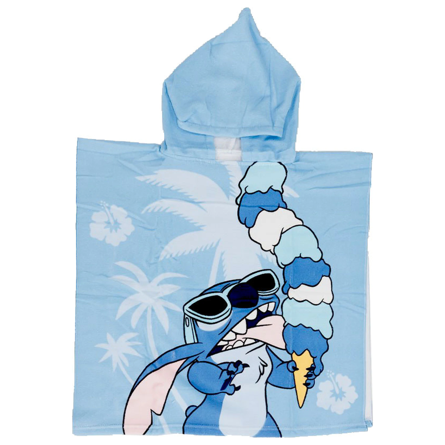 Lilo and Stitch Ice Cream Beach Towel Poncho 55x110 cm produktová fotografia