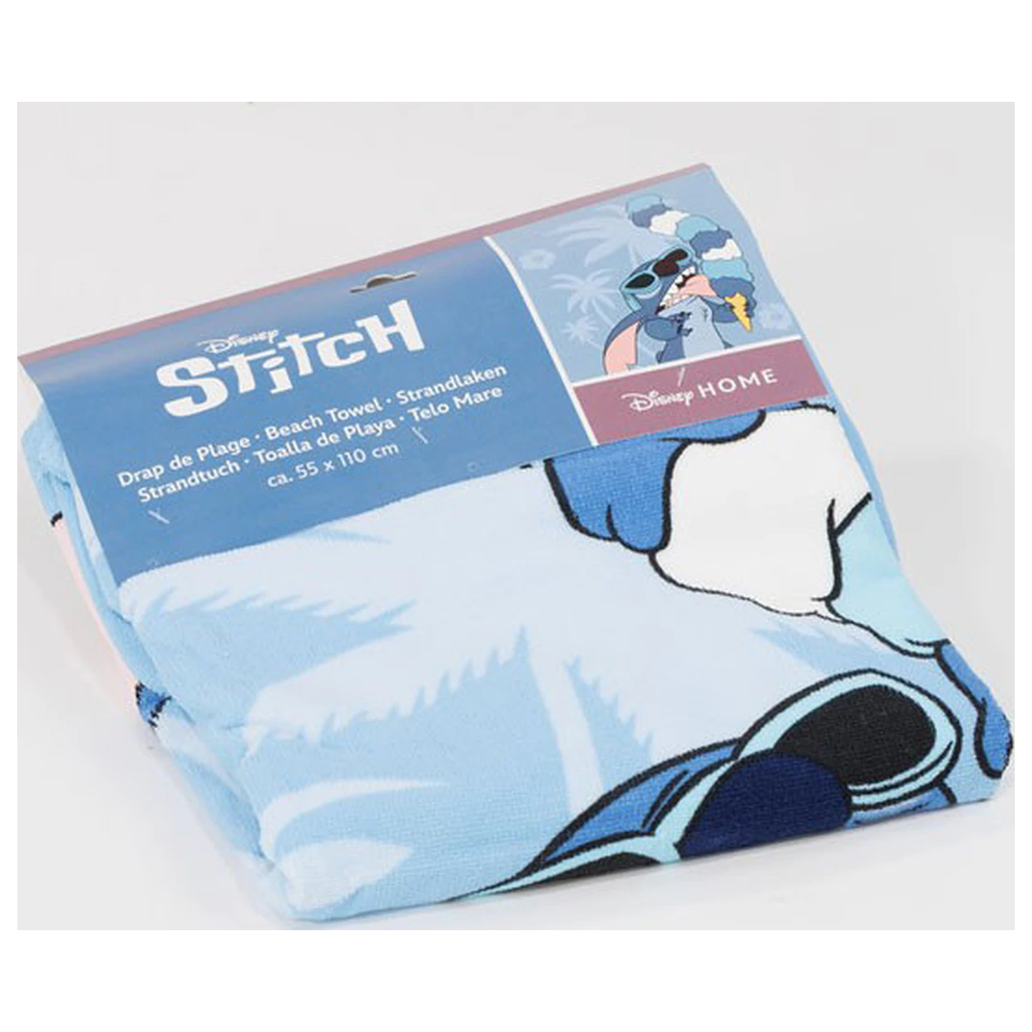 Lilo and Stitch Ice Cream Beach Towel Poncho 55x110 cm produktová fotografia