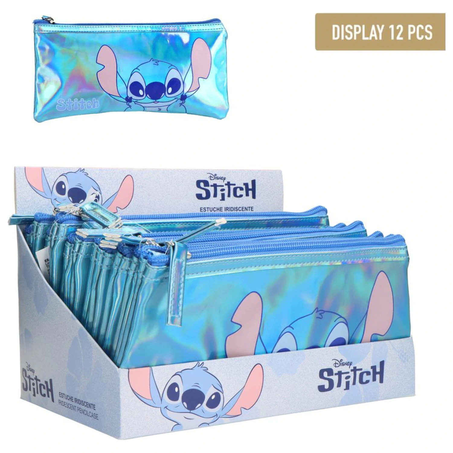Stitch Iridescent detský kufrík na líčenie, peračník produktová fotografia