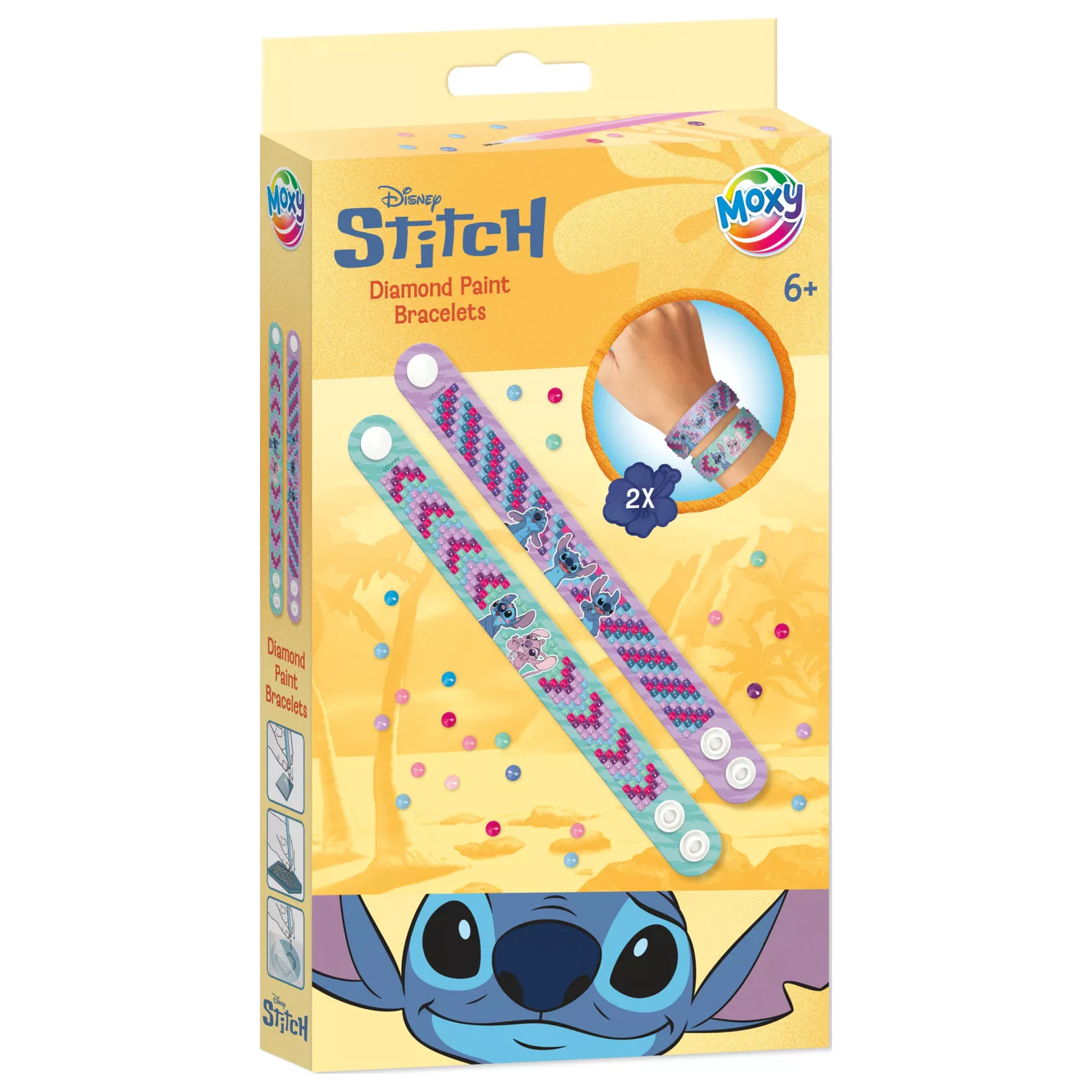 Stitch Moxy diamantová bodková súprava 2 náramkov produktová fotografia