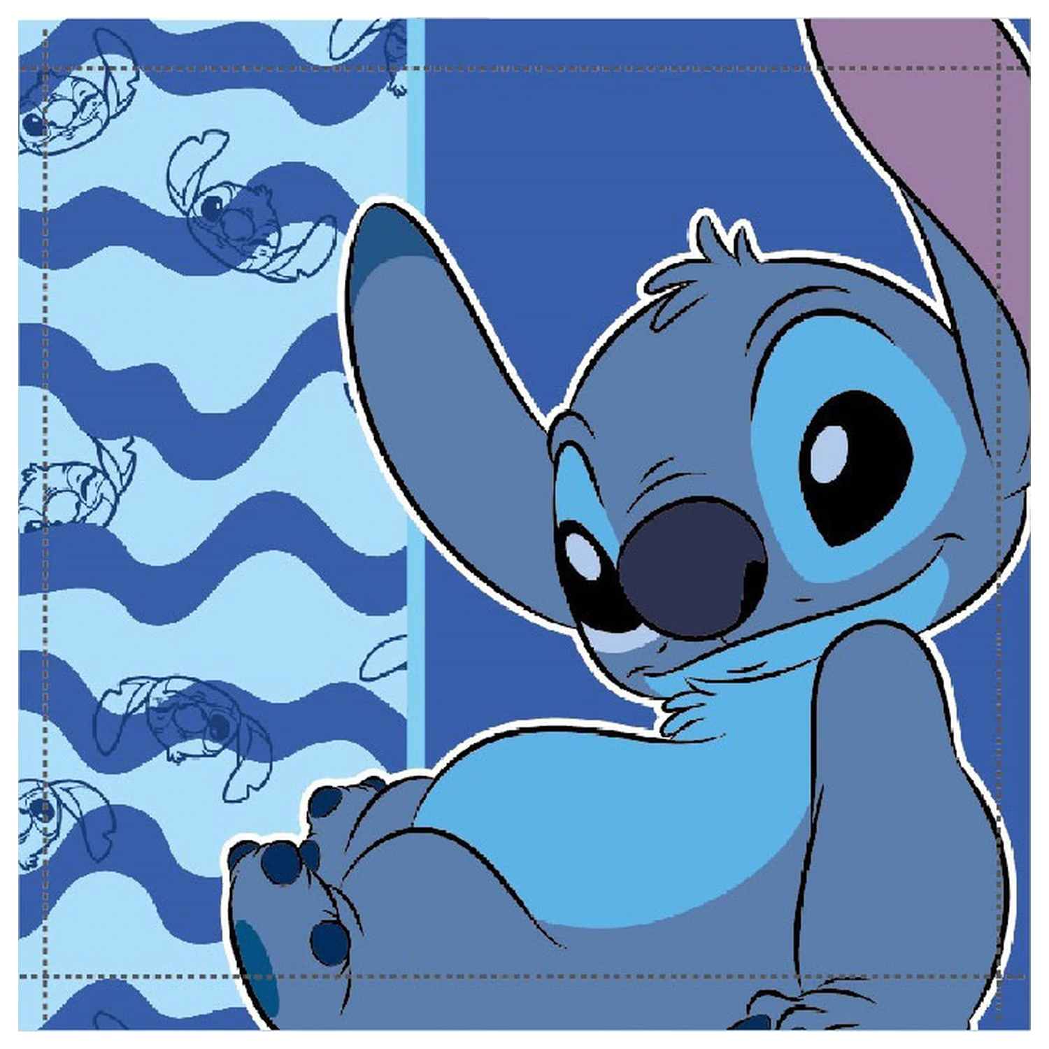 Stitch Ocean Waves uterák na ruky, uterák na tvár, uterák 30x30cm produktová fotografia