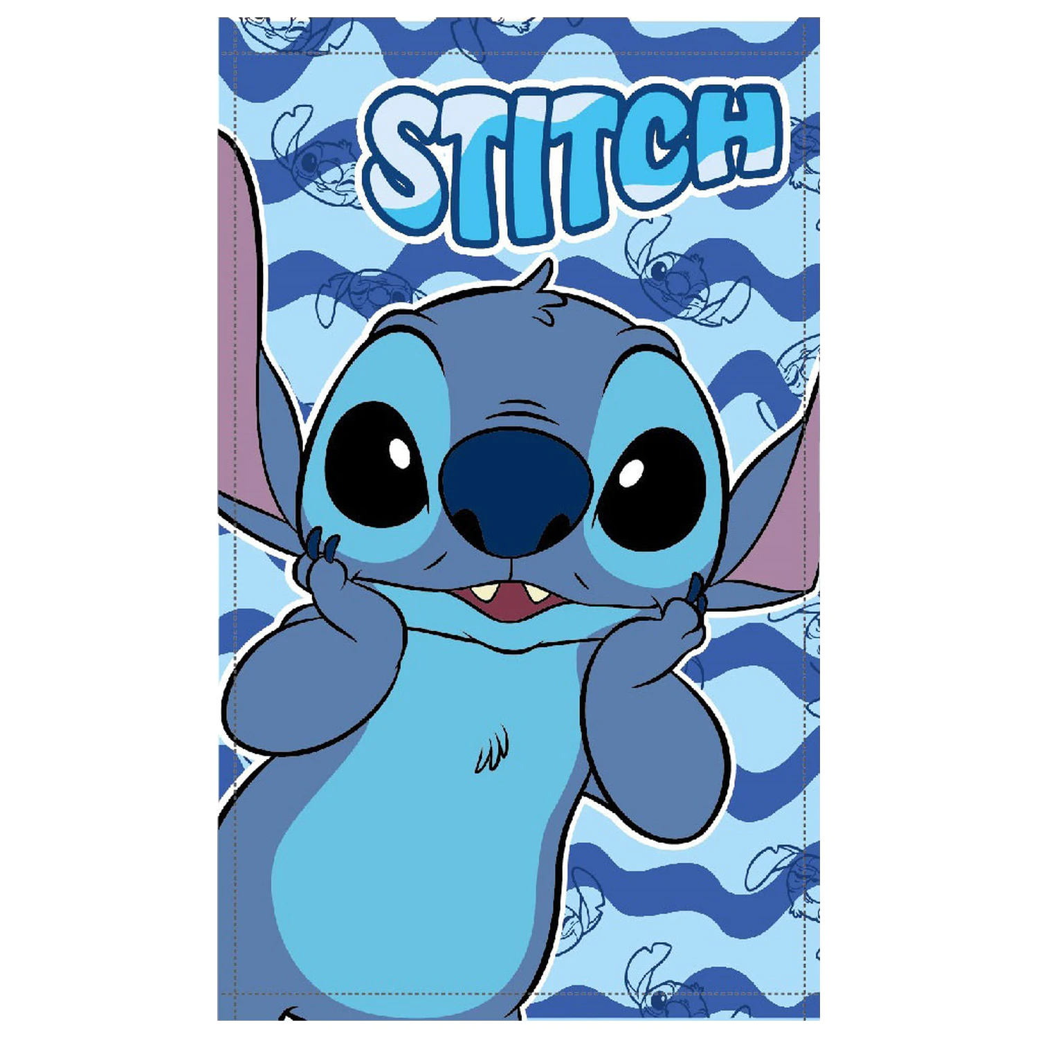 Stitch Ocean Waves uterák na ruky, uterák na tvár, uterák 30x50cm produktová fotografia