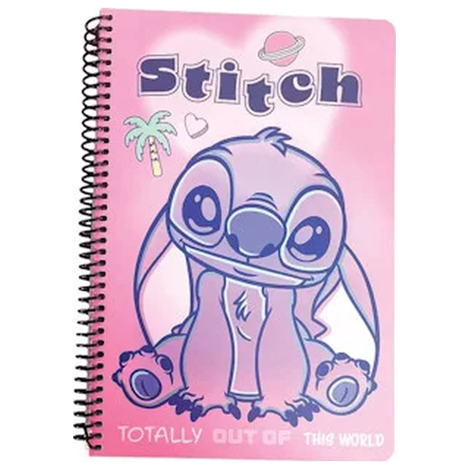 Stitch Palm B/5 linajkový špirálový zápisník 70 listov produktová fotografia
