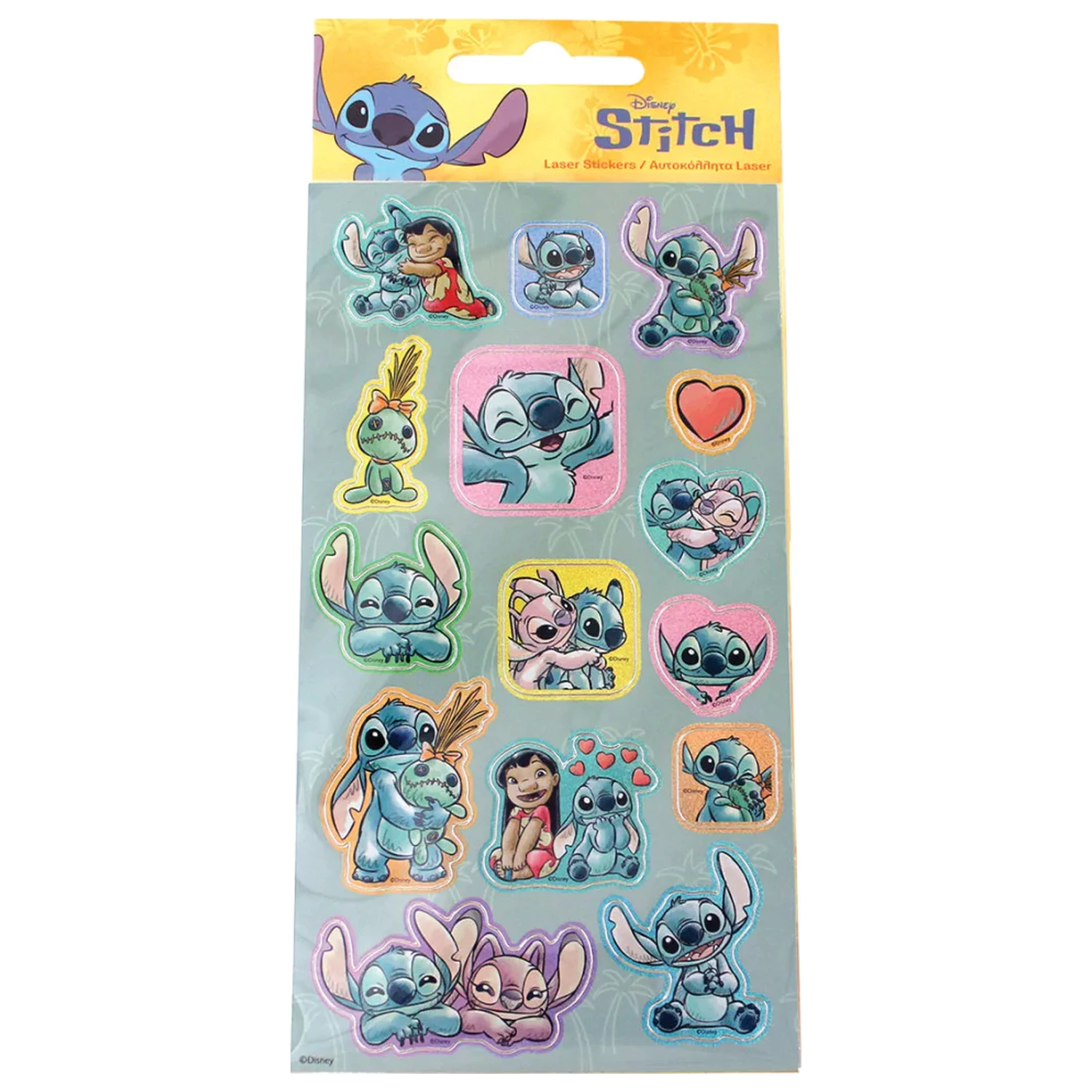 Stitch Palm holografická sada nálepiek produktová fotografia