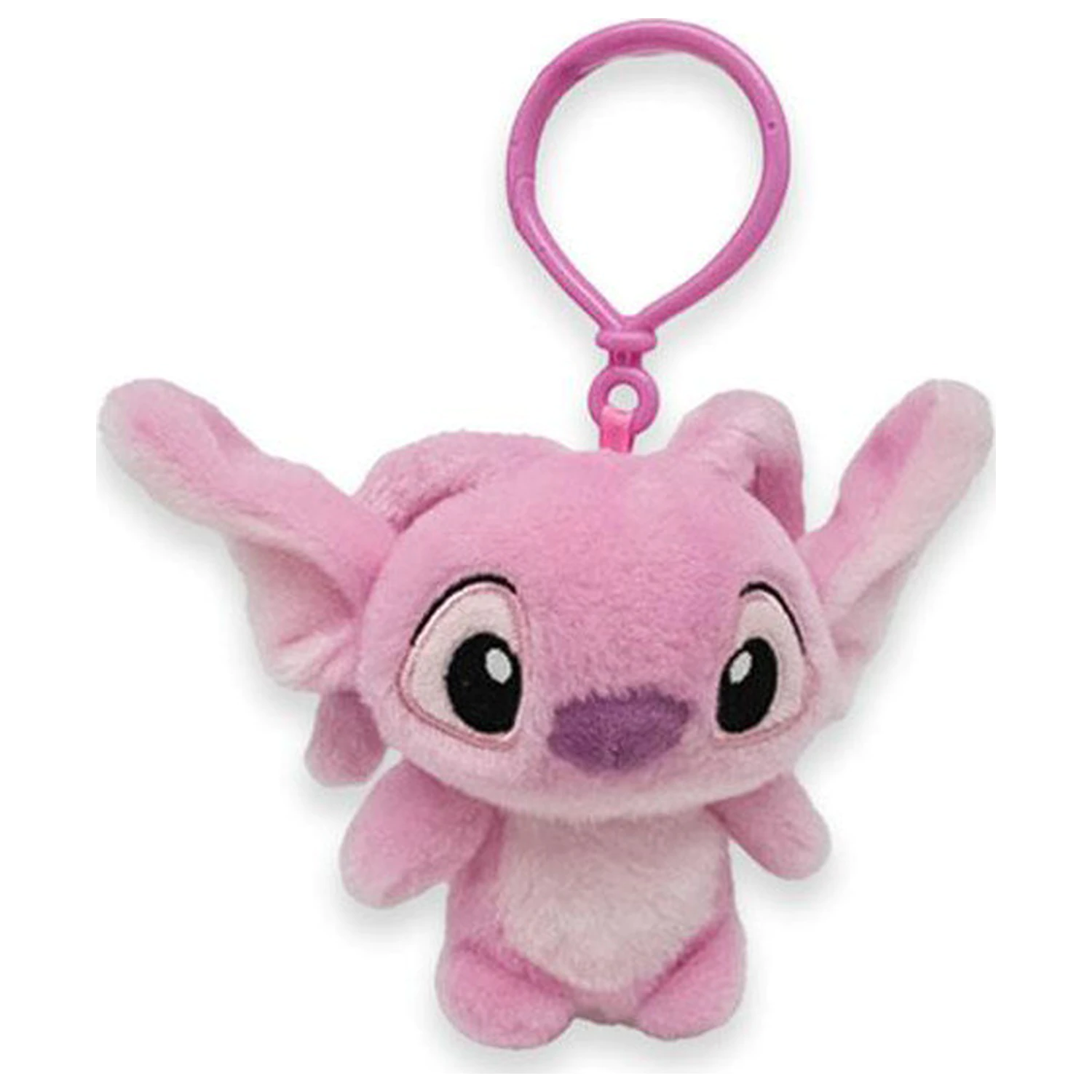 Stitch Pink 3D plyšová figúrka s vešiakom, prívesok na tašku 12 cm produktová fotografia