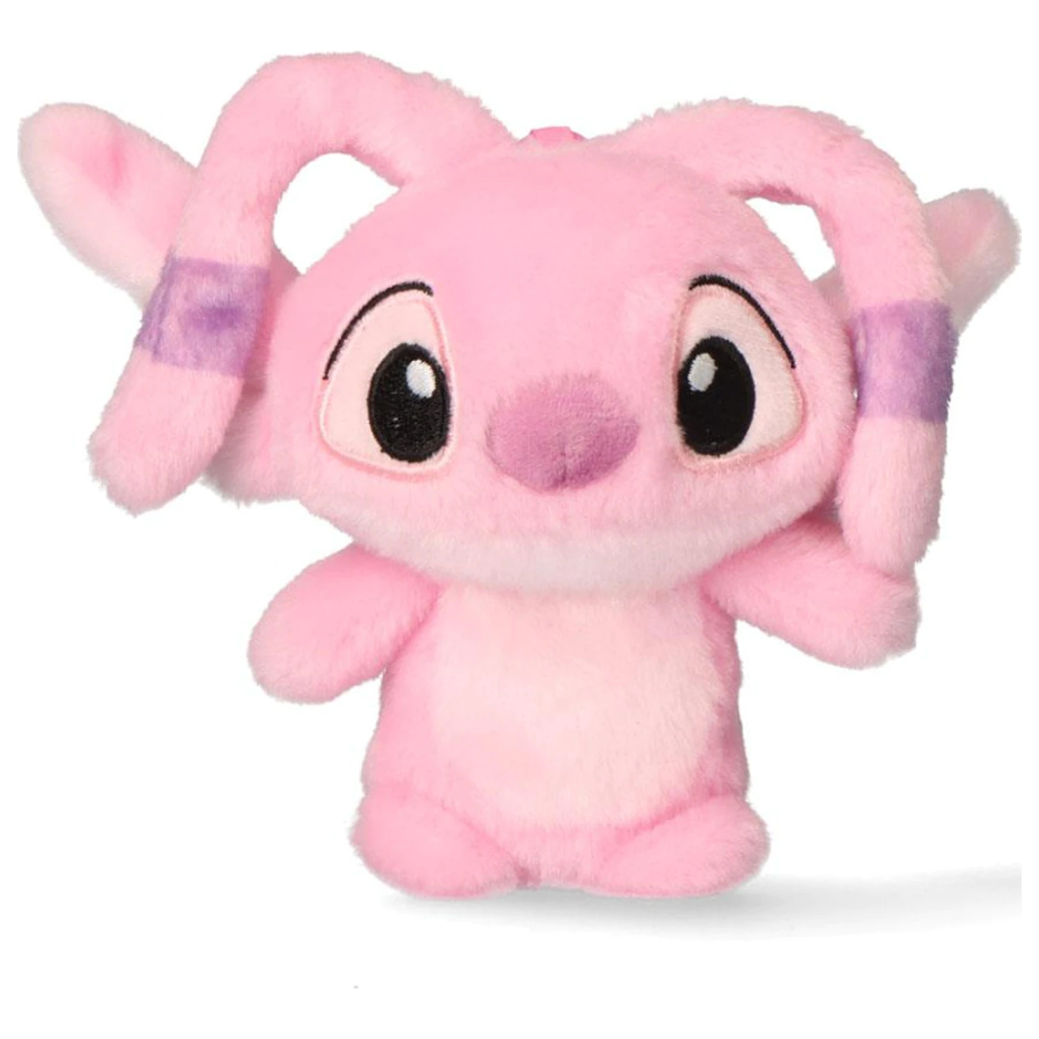 Stitch Pink 3D plyšová figúrka s vešiakom, prívesok na tašku 12 cm produktová fotografia