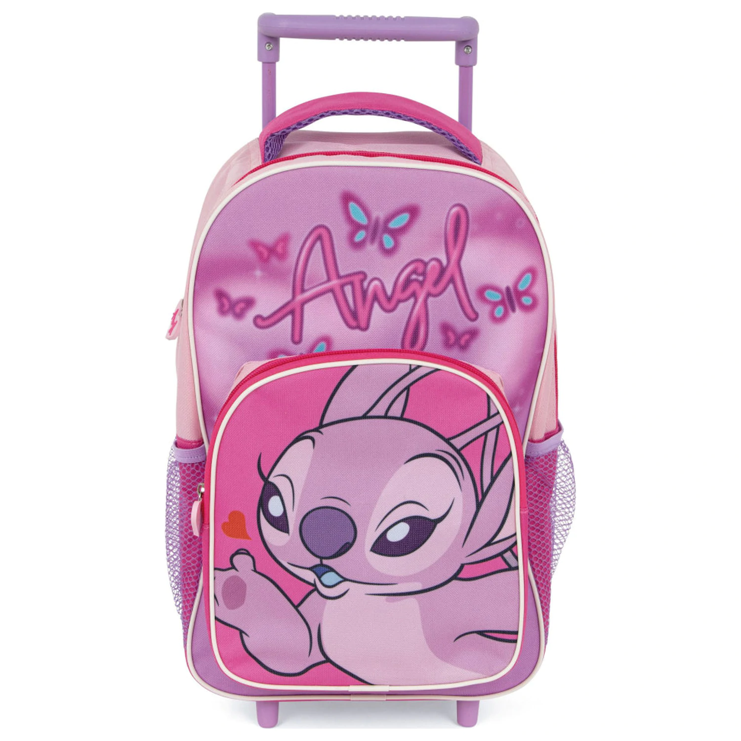 Stitch Pink Angel Rolling predškolský batoh, taška 36 cm produktová fotografia