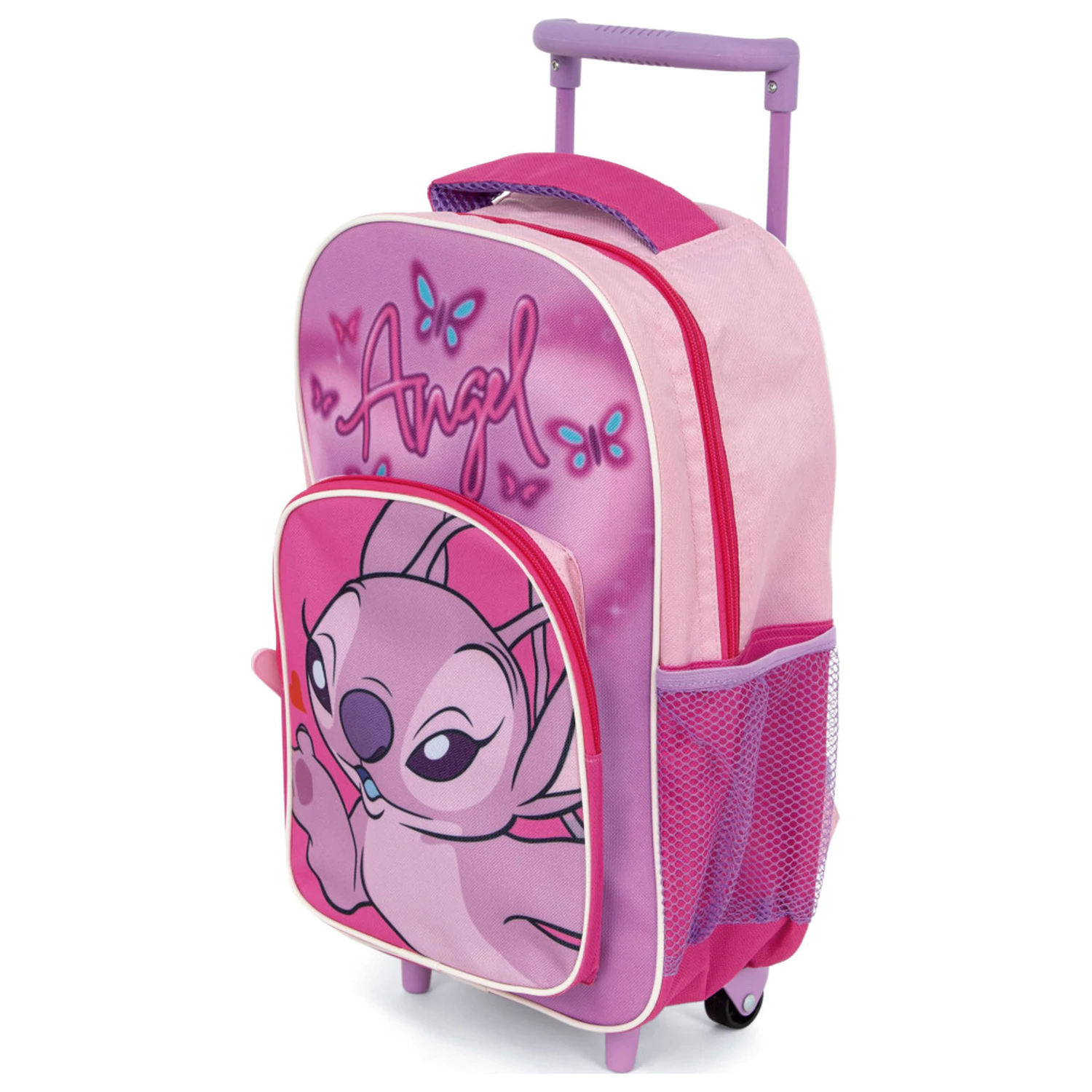 Stitch Pink Angel Rolling predškolský batoh, taška 36 cm produktová fotografia