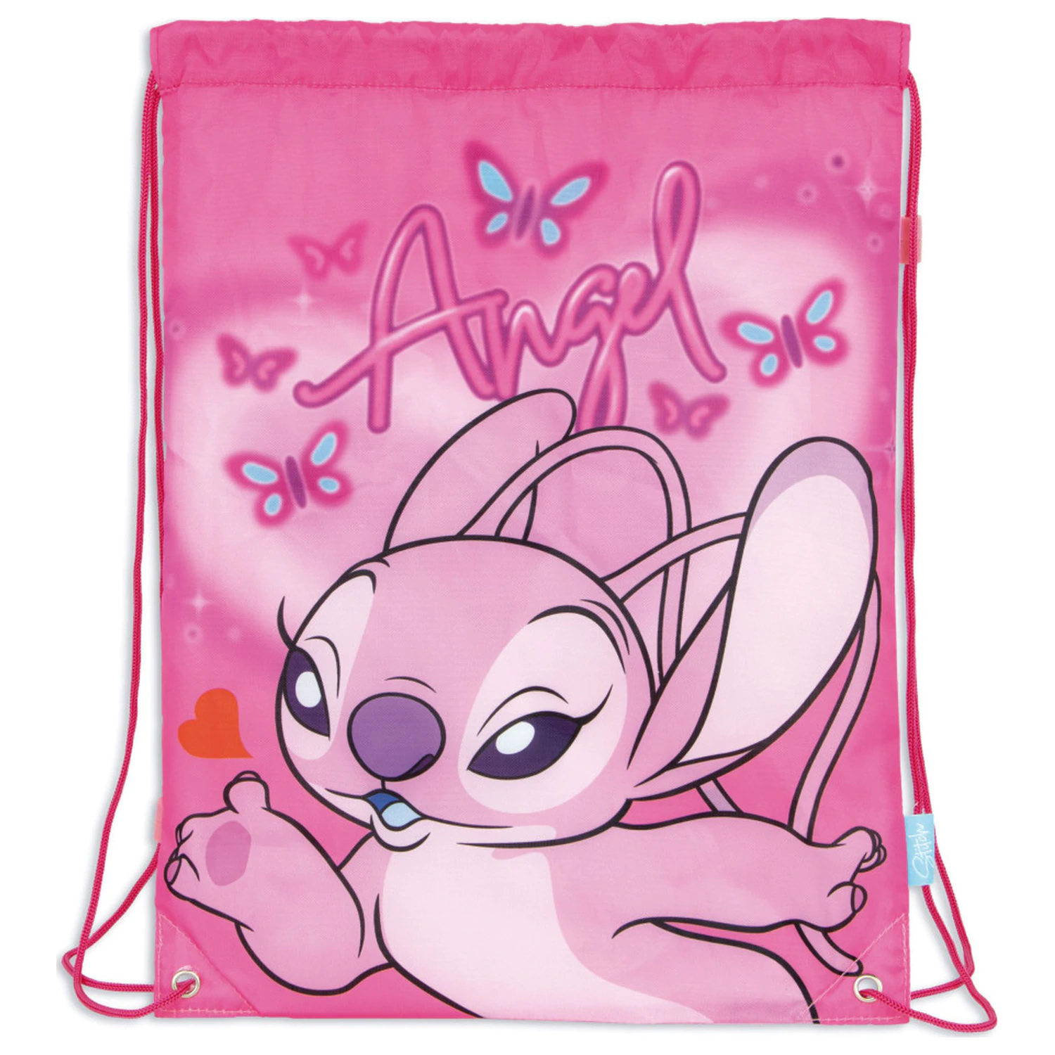 Stitch Pink Angel športová taška, taška na telocvičňu 44 cm produktová fotografia