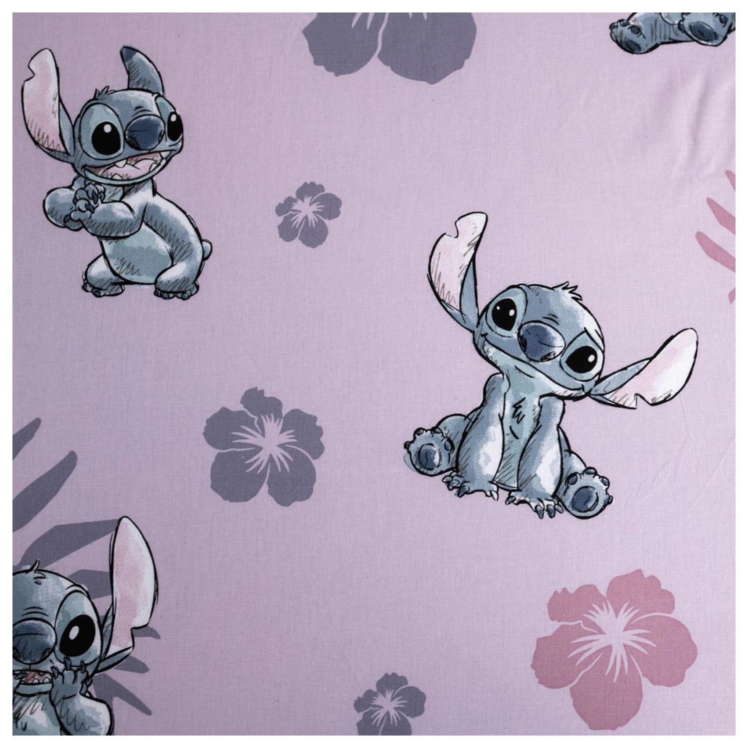 Stitch Pink Fitted prestieradlo 90x200 cm produktová fotografia