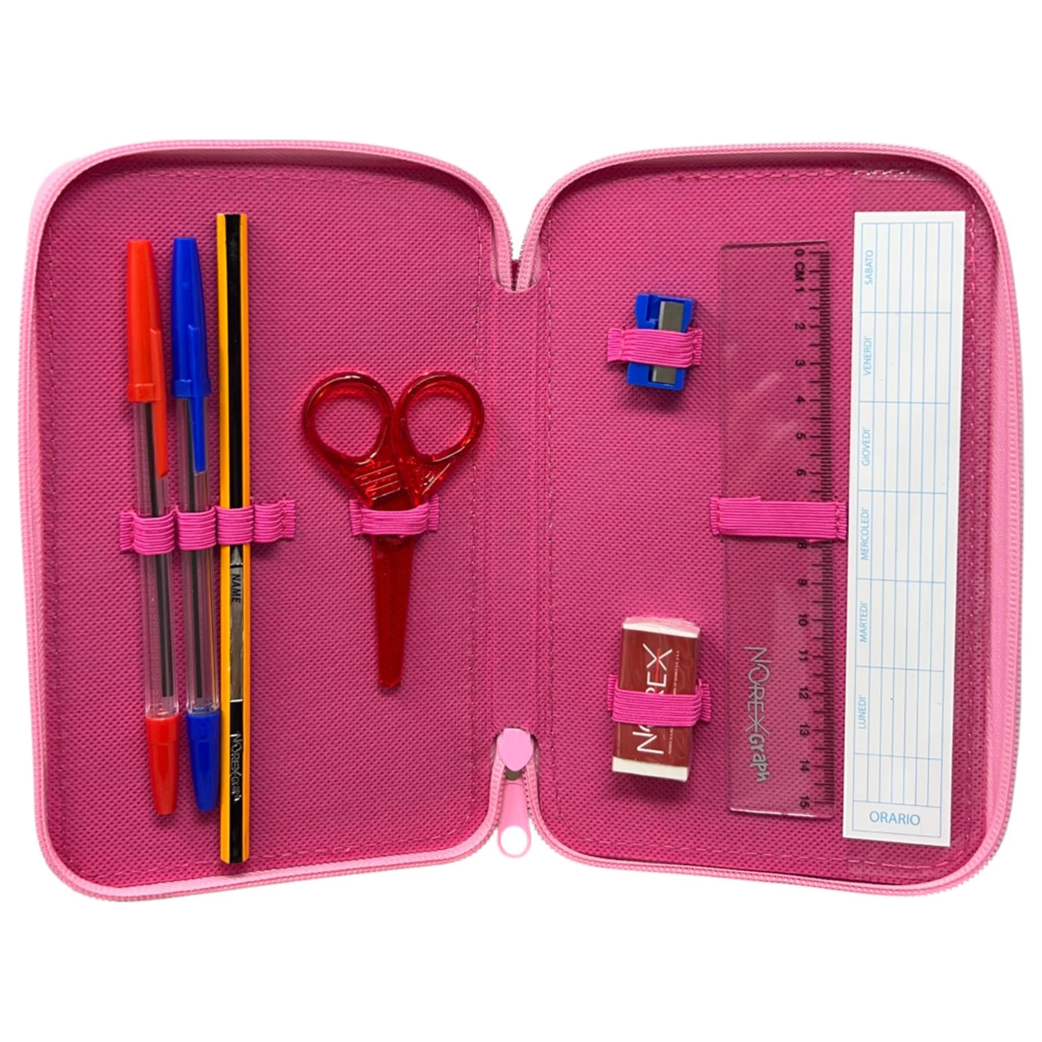 Stitch Pink Wave vopred naplnený 3-poschodový peračník produktová fotografia