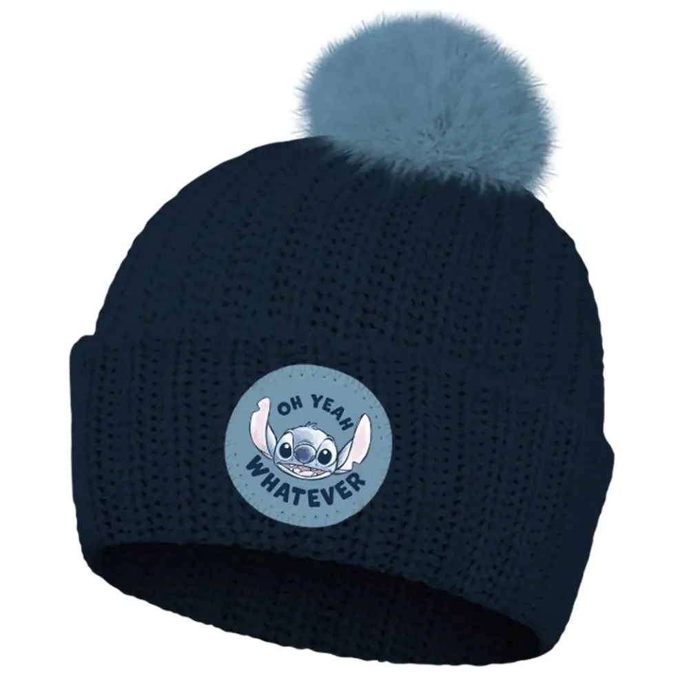 Stitch Pompom pletená čiapka 56/58cm produktová fotografia