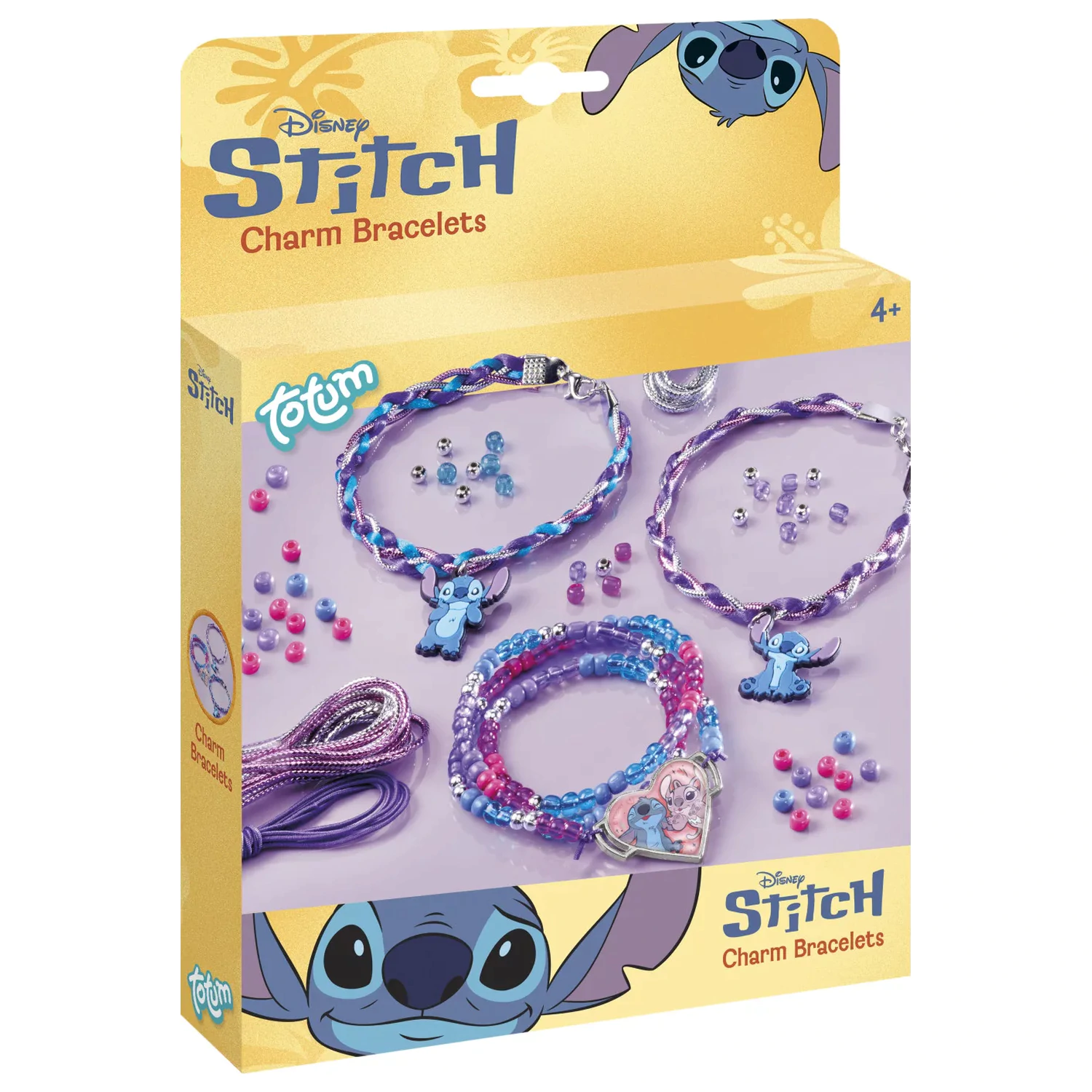 Súprava na výrobu fialového náramku s príveskami Stitch produktová fotografia