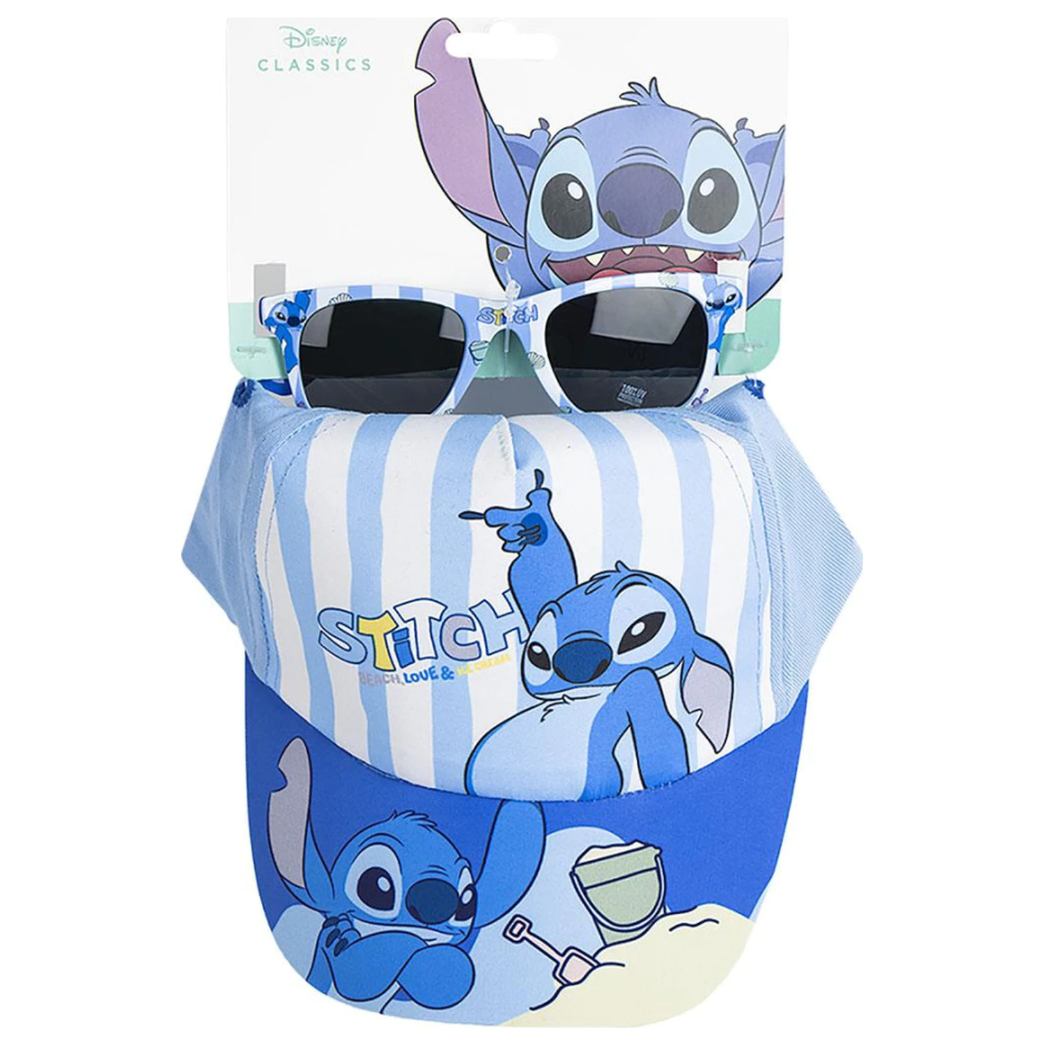 Stitch Sand Súprava slnečných okuliarov a bejzbalovej čiapky produktová fotografia