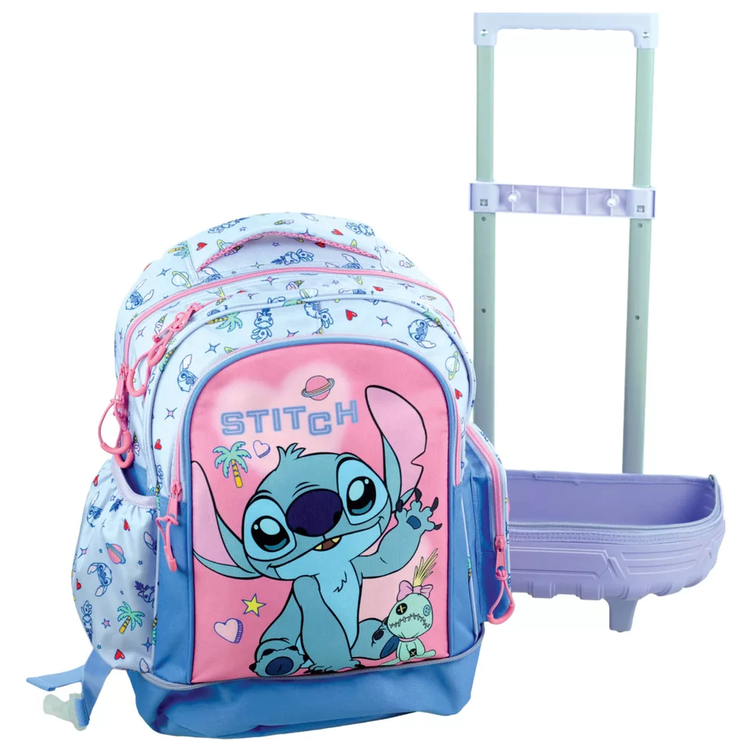 Lilo and Stitch Scrapbook Prémiová školská taška na kolieskach, taška 46 cm produktová fotografia