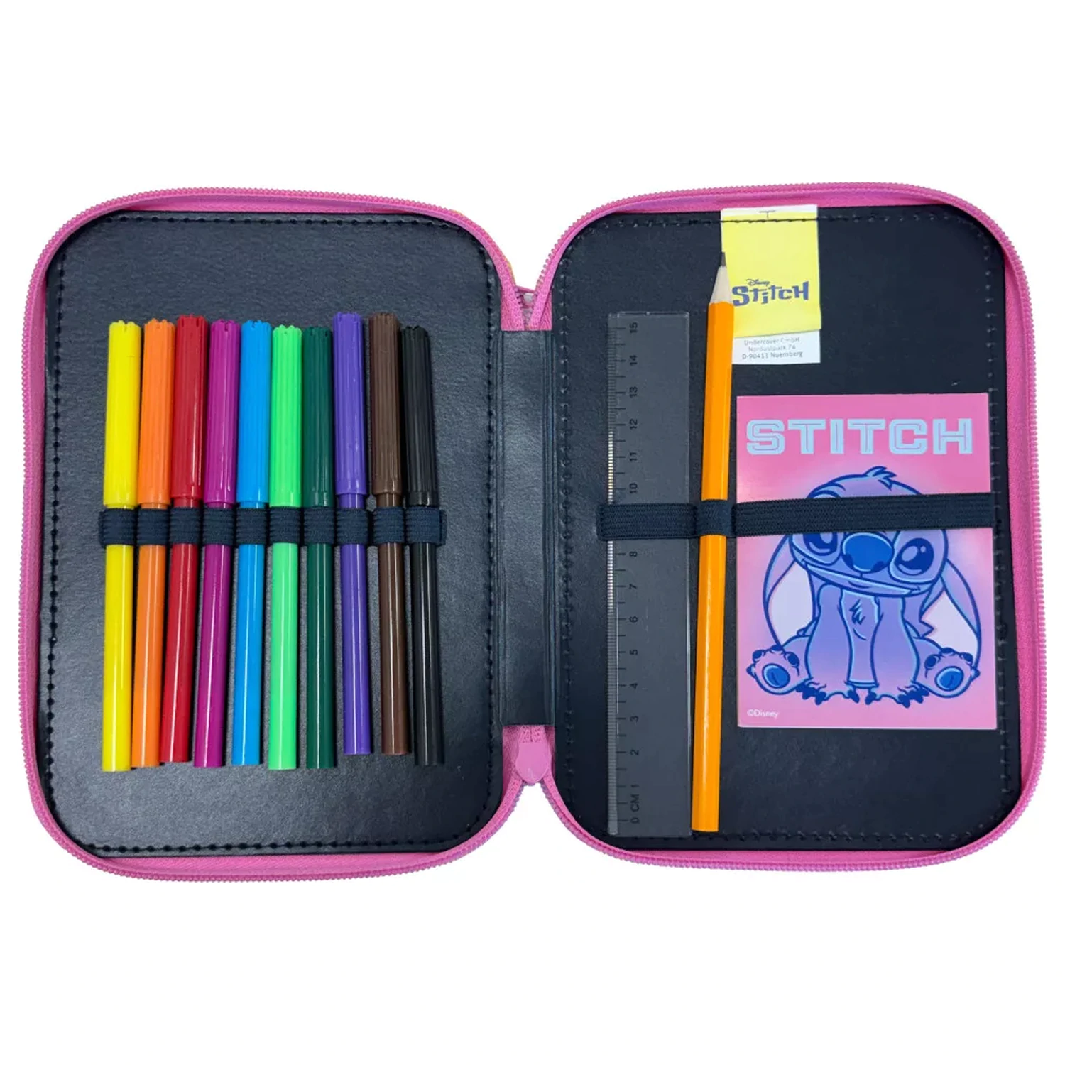 Stitch Scrapbook Ceruzkový peračník naplnený, dvojpodlažný produktová fotografia