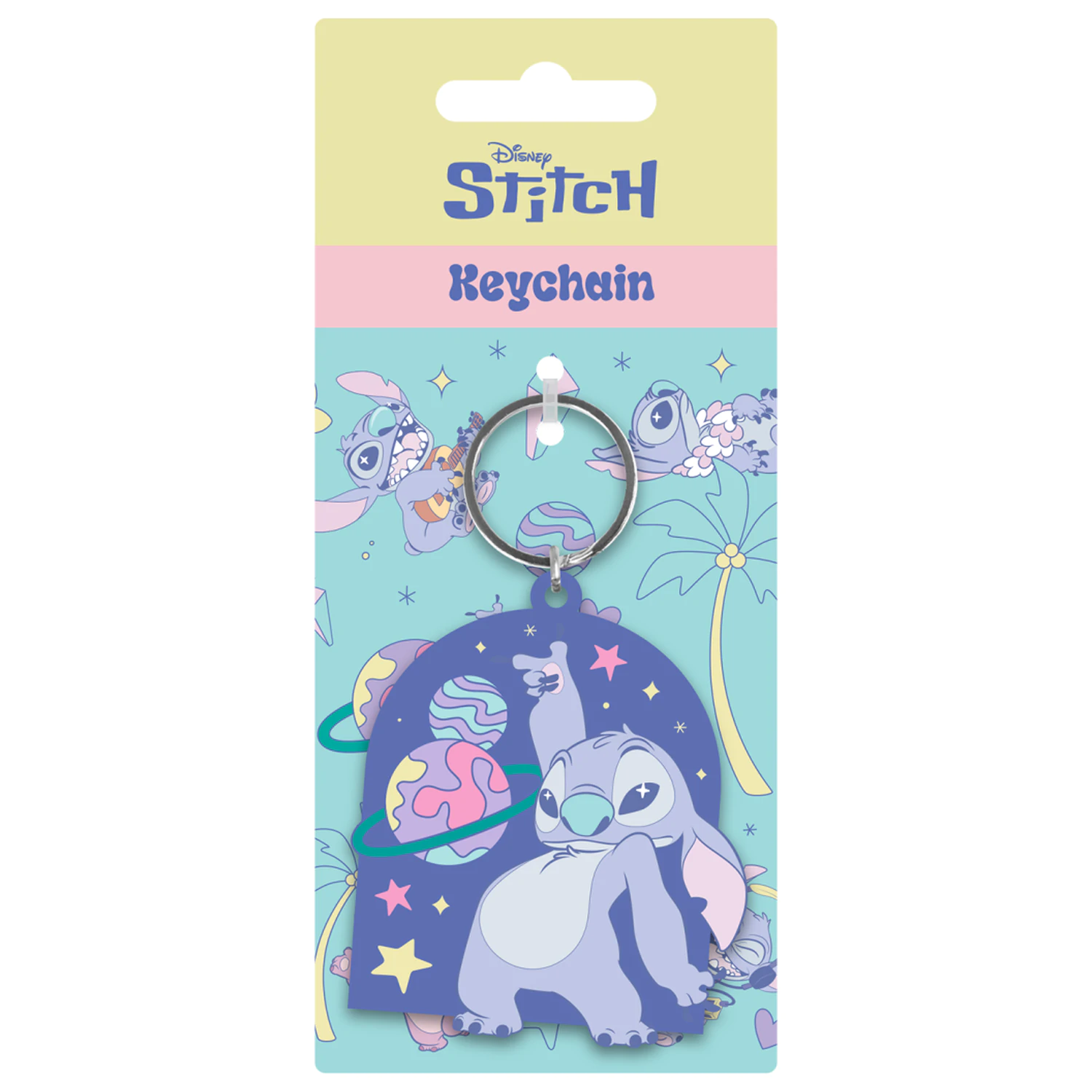 Stitch Space Rocks PVC kľúčenka produktová fotografia
