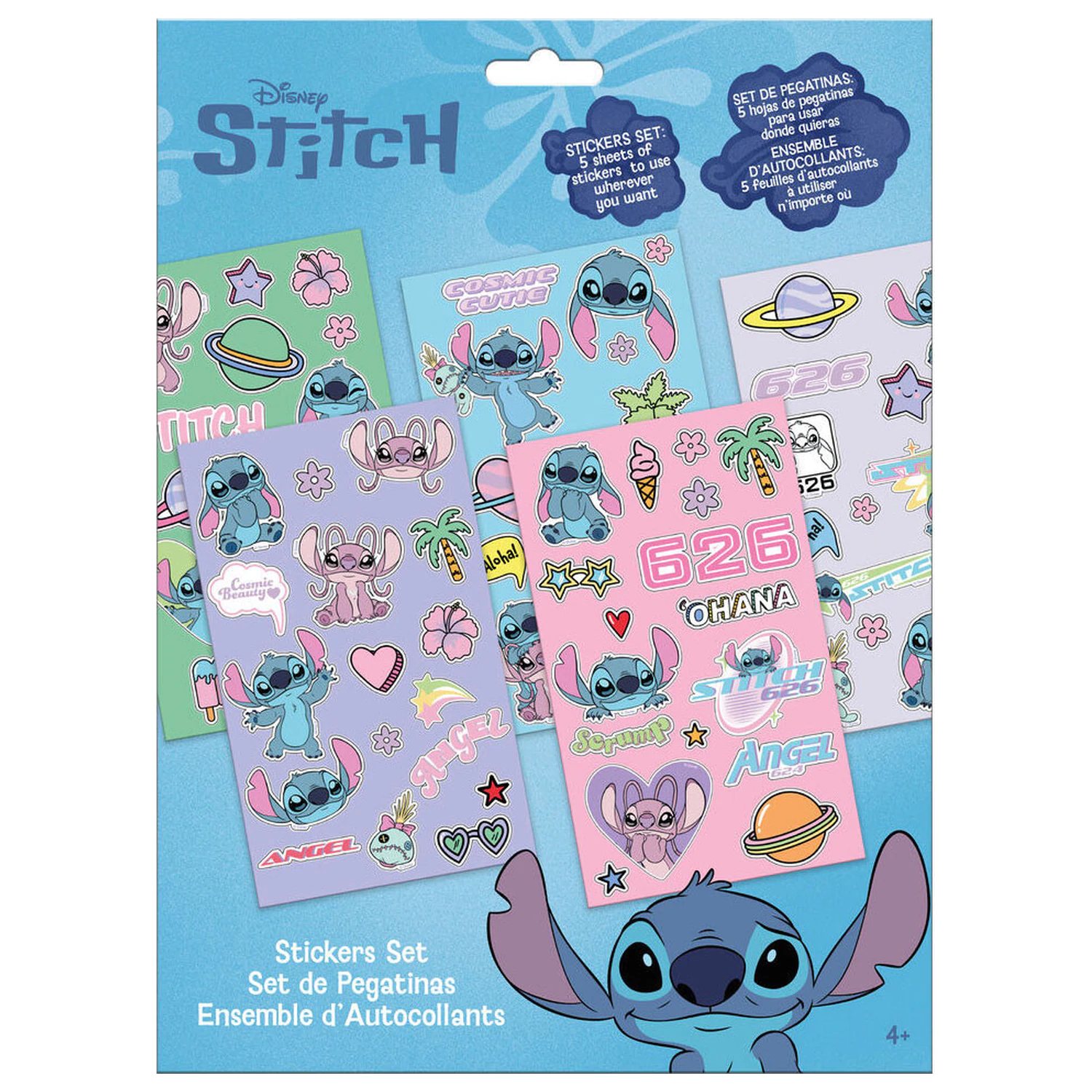 Stitch This World súprava nálepiek, 5 listov produktová fotografia