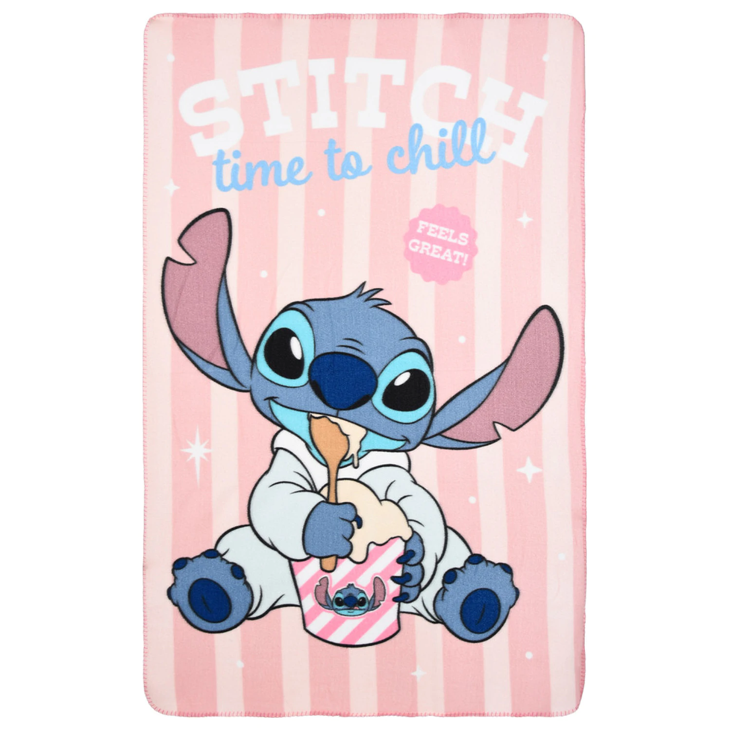 Stitch Lilo and Stitch Time to Chill flísová deka produktová fotografia