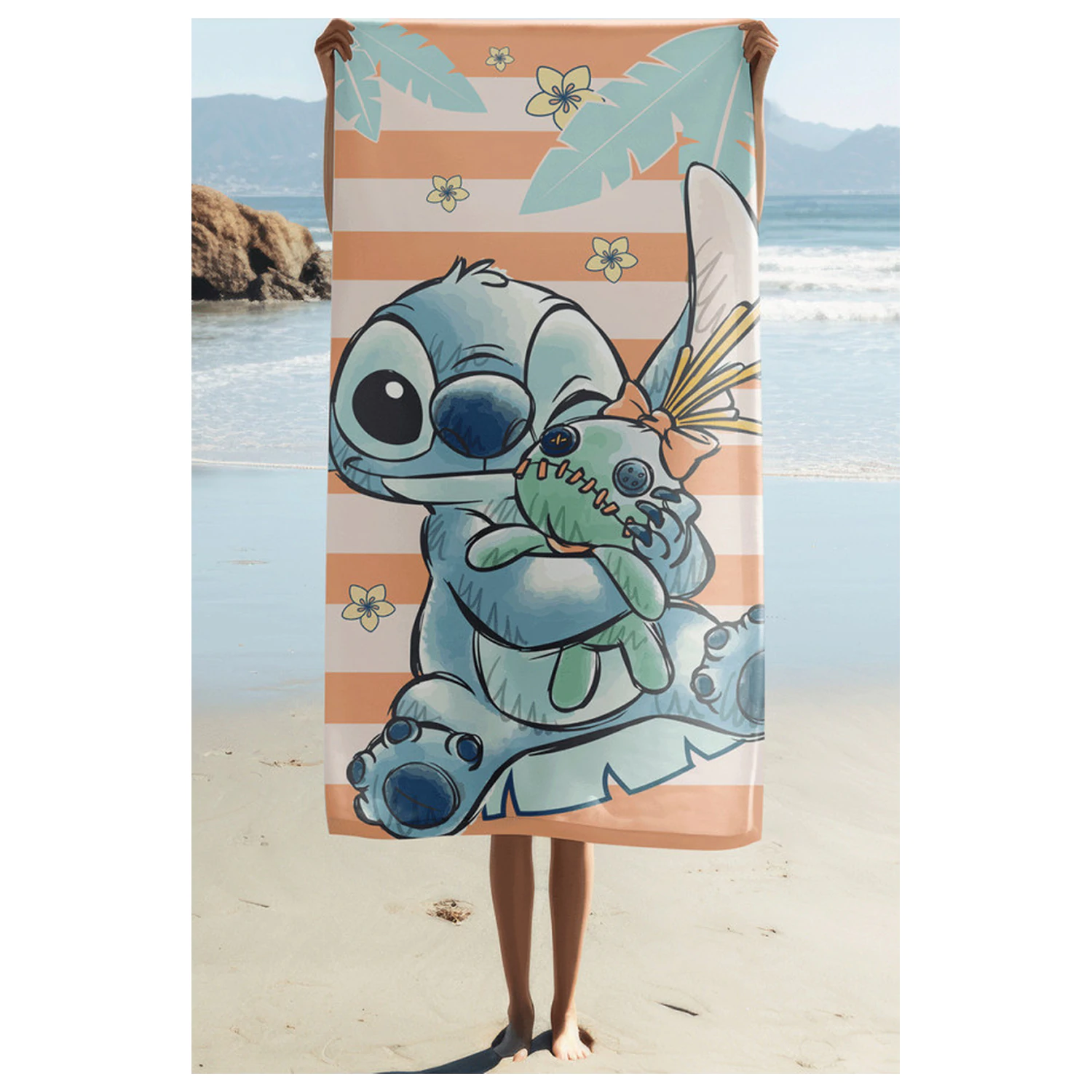 Stitch Tropical Hugs Uterák 70x140cm produktová fotografia
